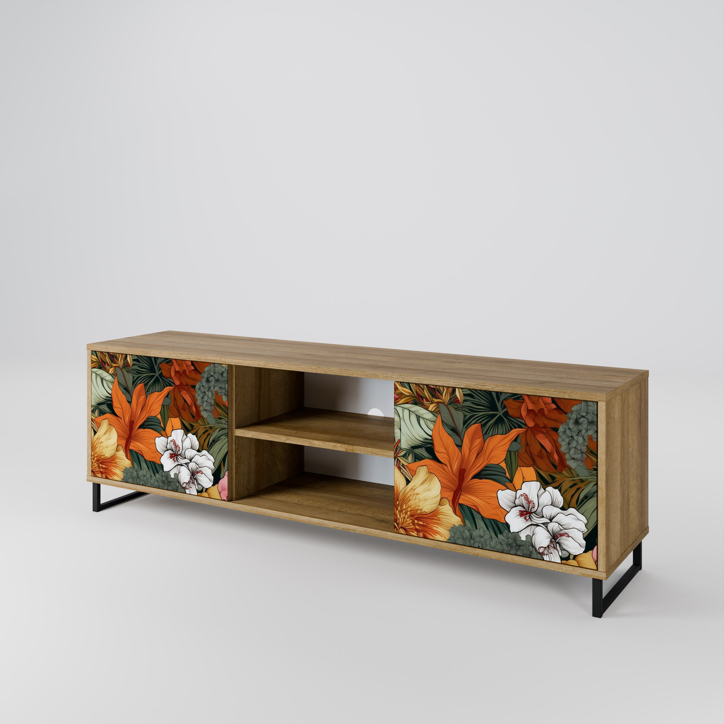 RADIANT FLORA 2-Door TV Cabinet