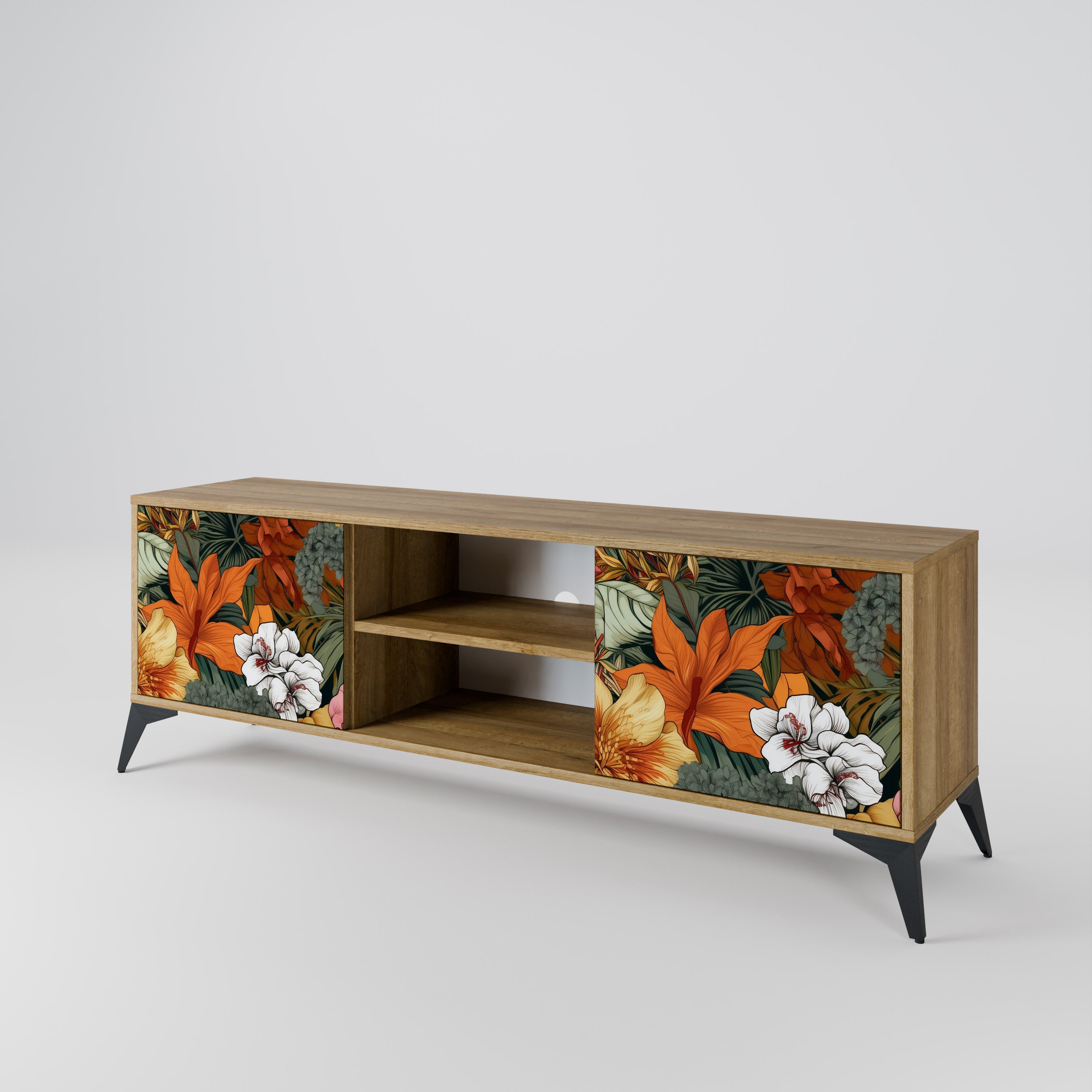 RADIANT FLORA 2-Door TV Cabinet