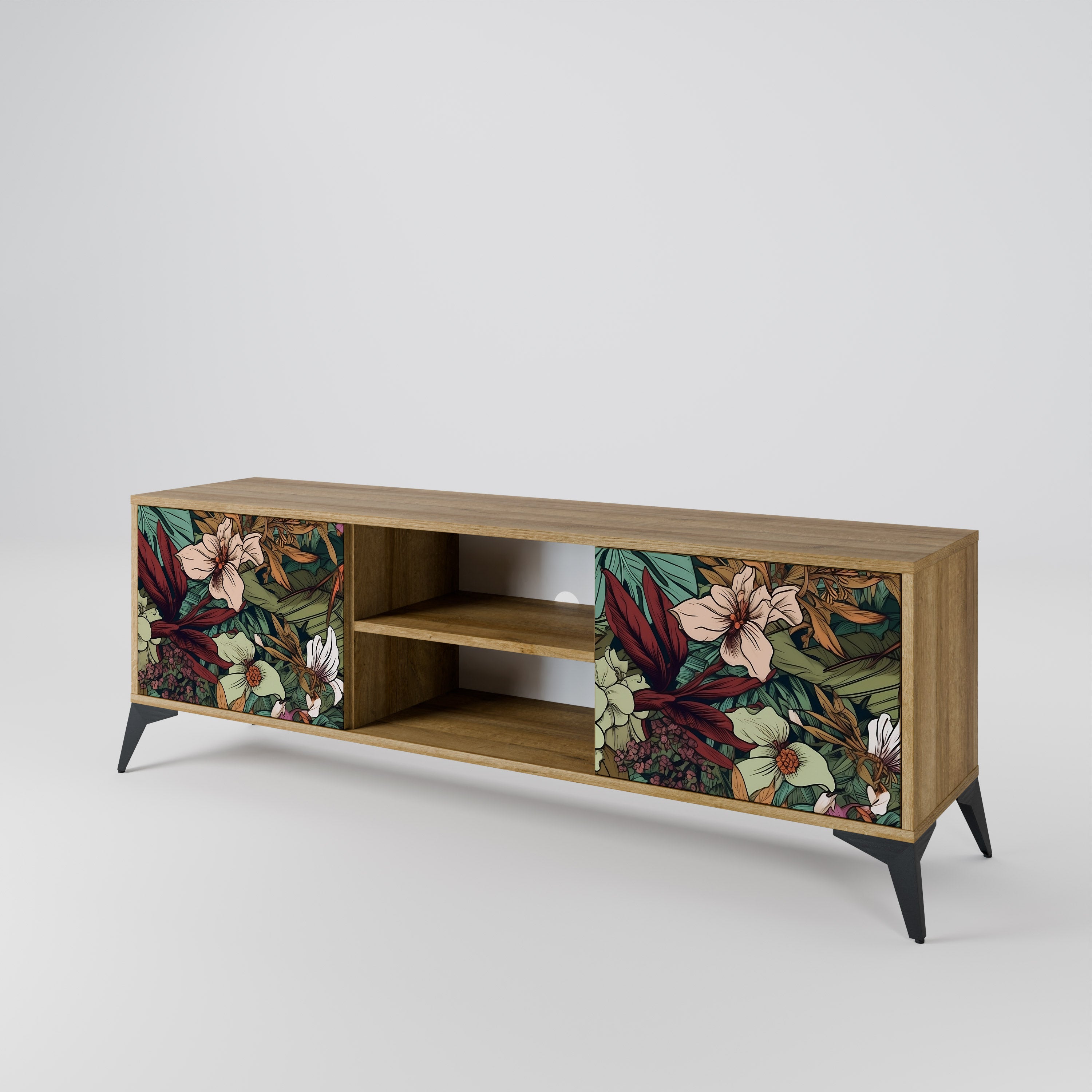BOTANICAL EMERGENCE 2-Door TV Cabinet