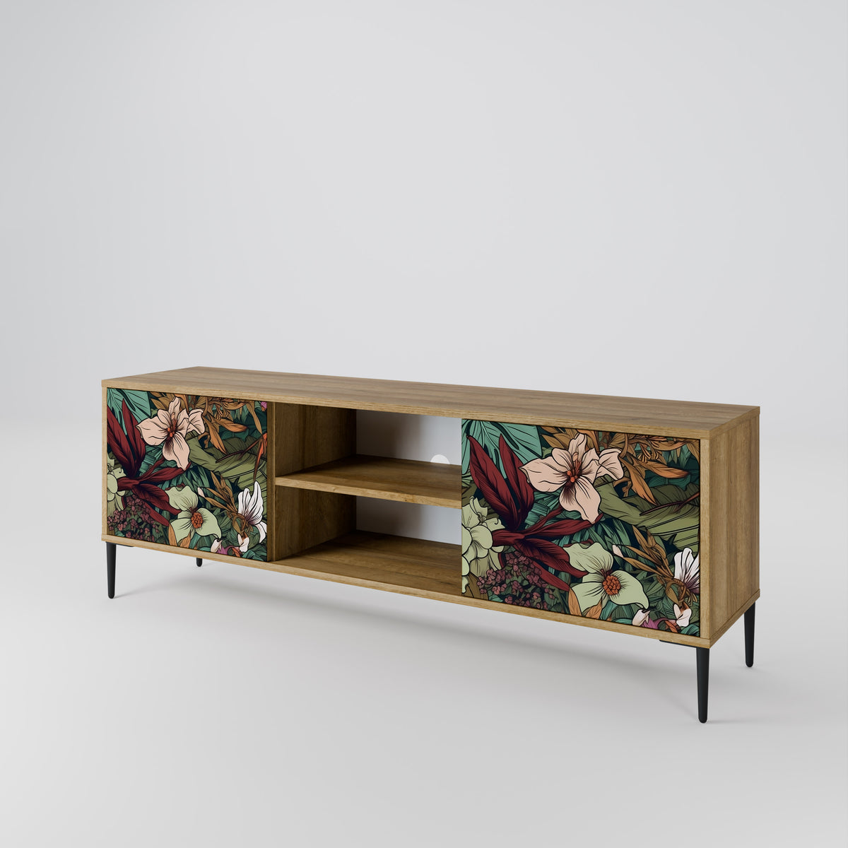 BOTANICAL EMERGENCE Dvoudveřový TV stolek