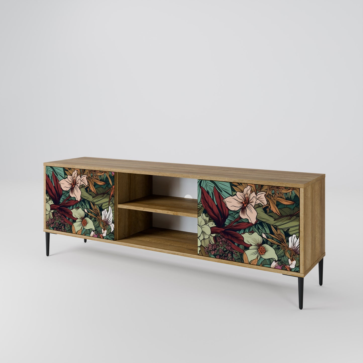 BOTANICAL EMERGENCE Dvoudveřový TV stolek