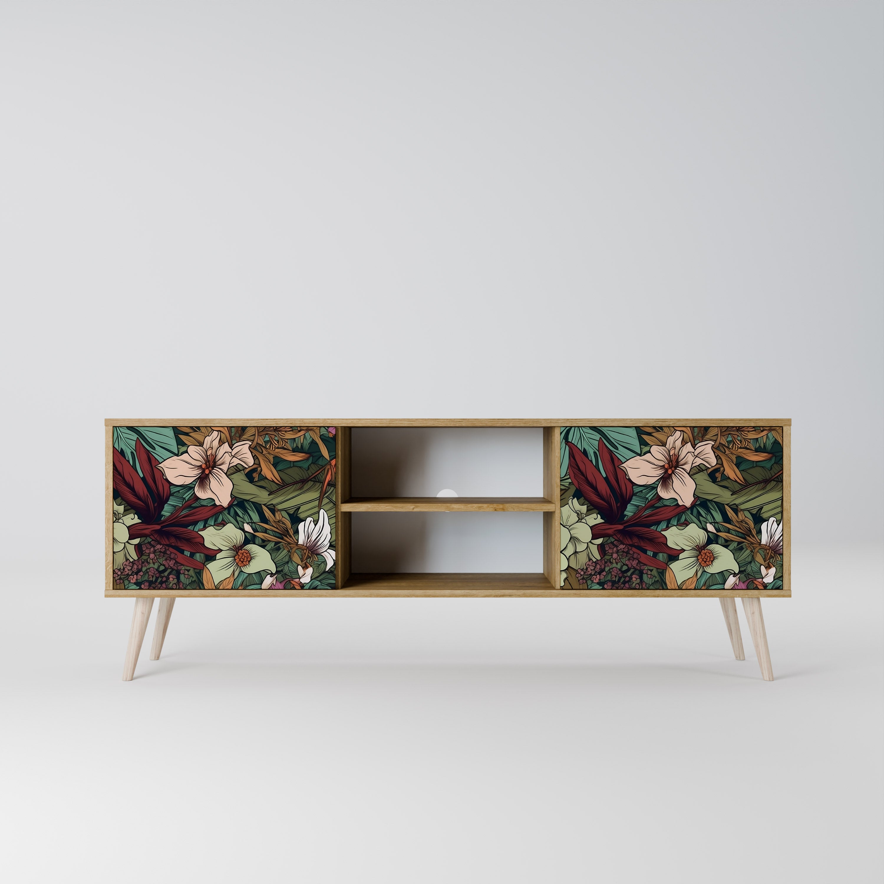BOTANICAL EMERGENCE 2-Door TV Cabinet