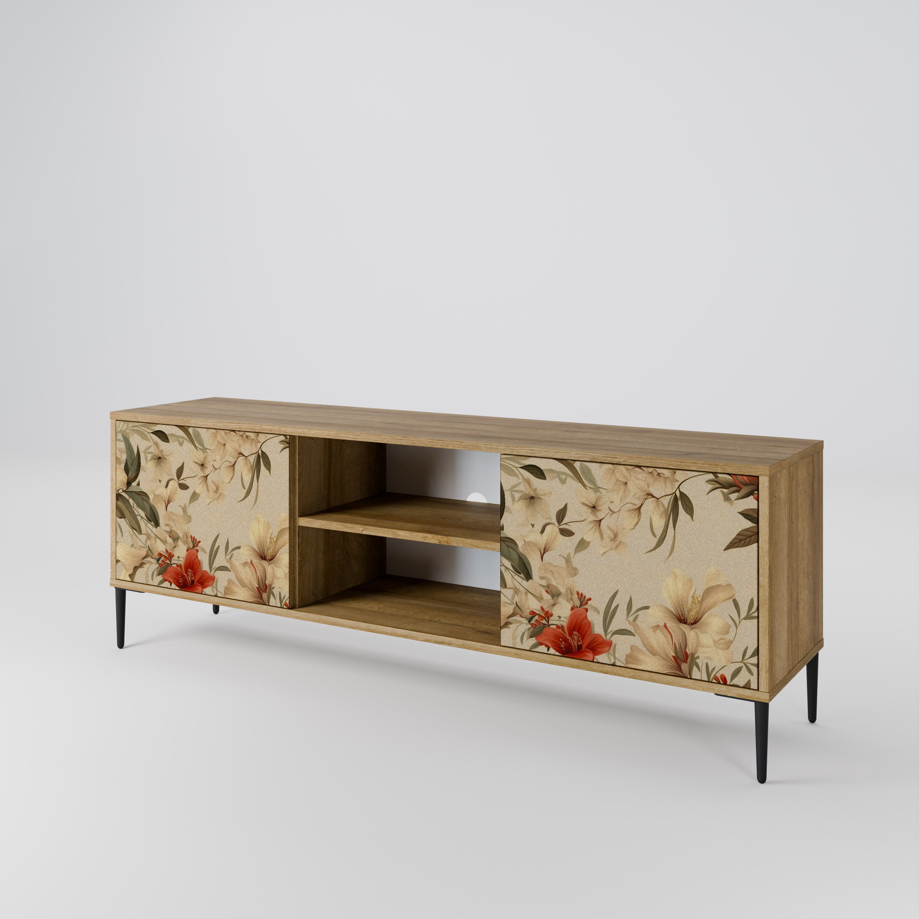 BLOOMING HARMONY 2-Door TV Cabinet