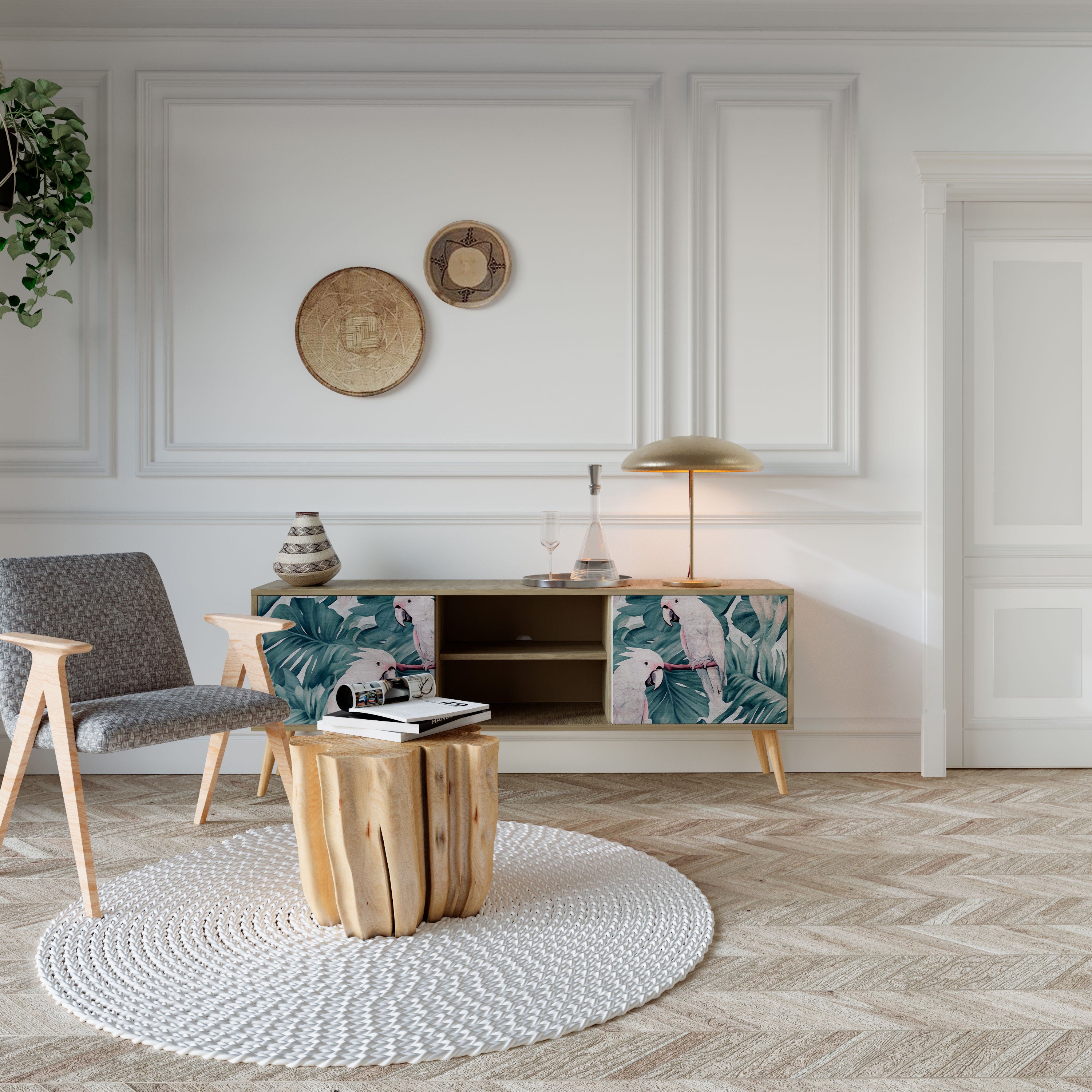 POPINJAY LOOK 2-Door TV Cabinet