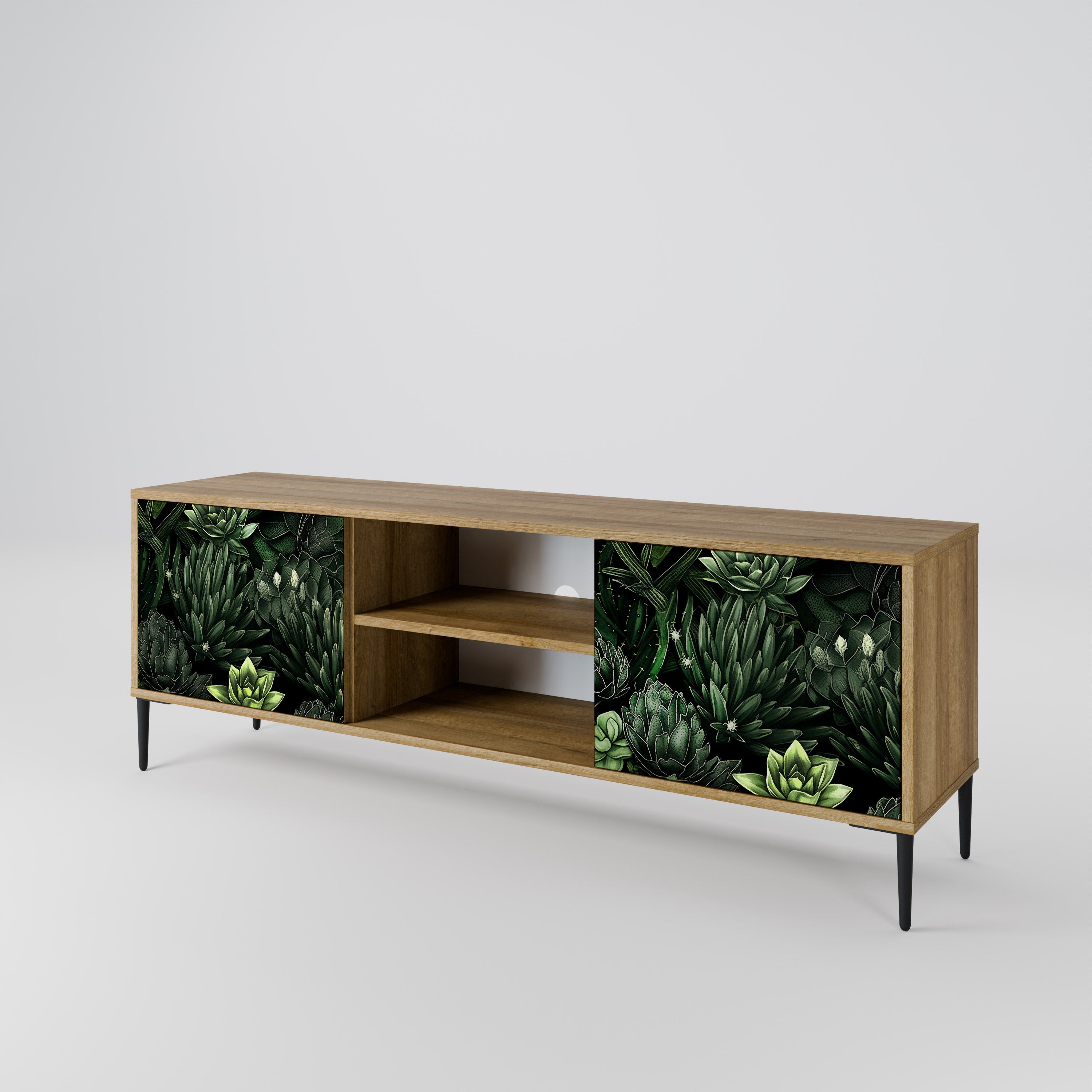 SUCCULENT JUNGLE 2-Door TV Cabinet