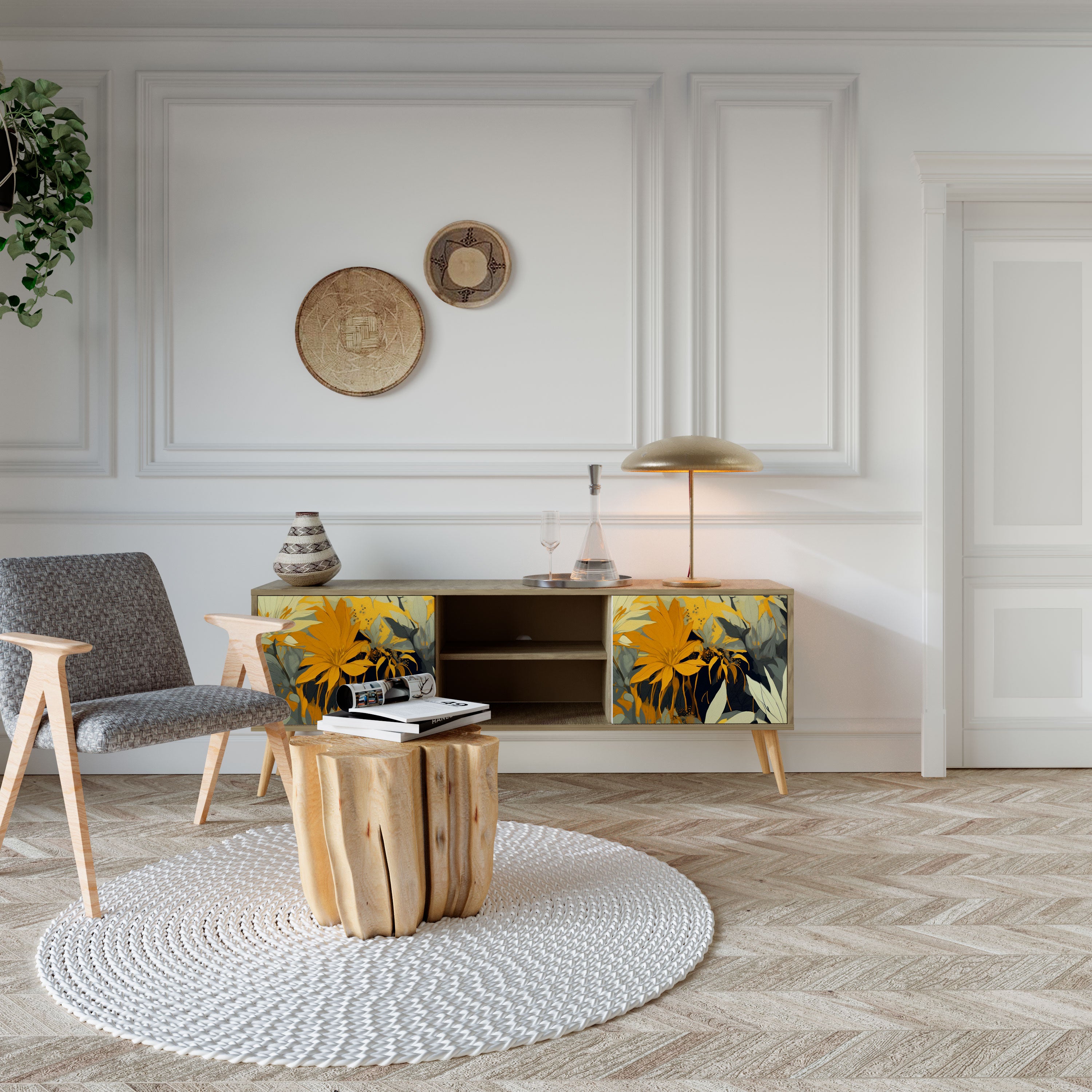 SUNKISSED LILY 2-Door TV Cabinet