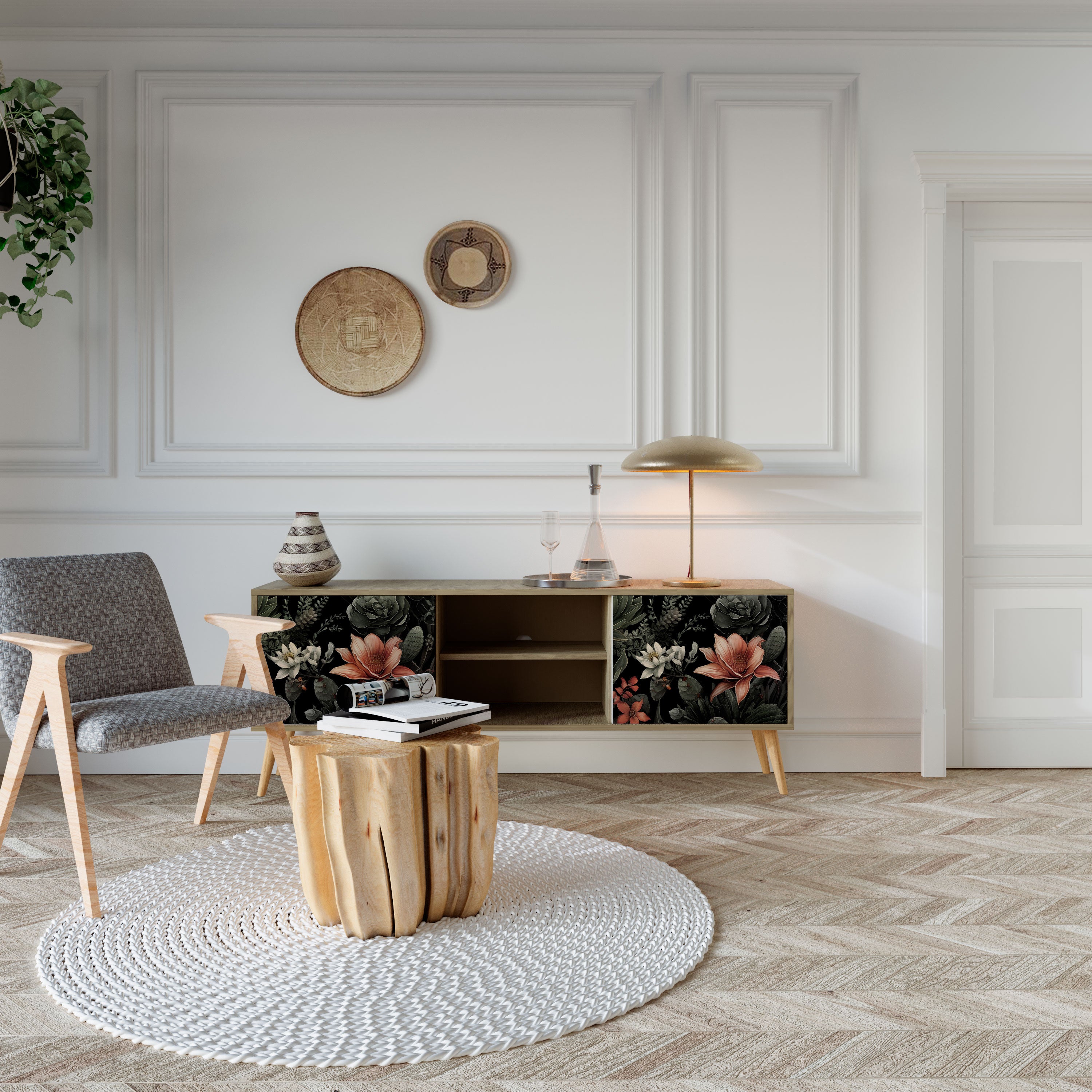 SECRET VERDURE 2-Door TV Cabinet