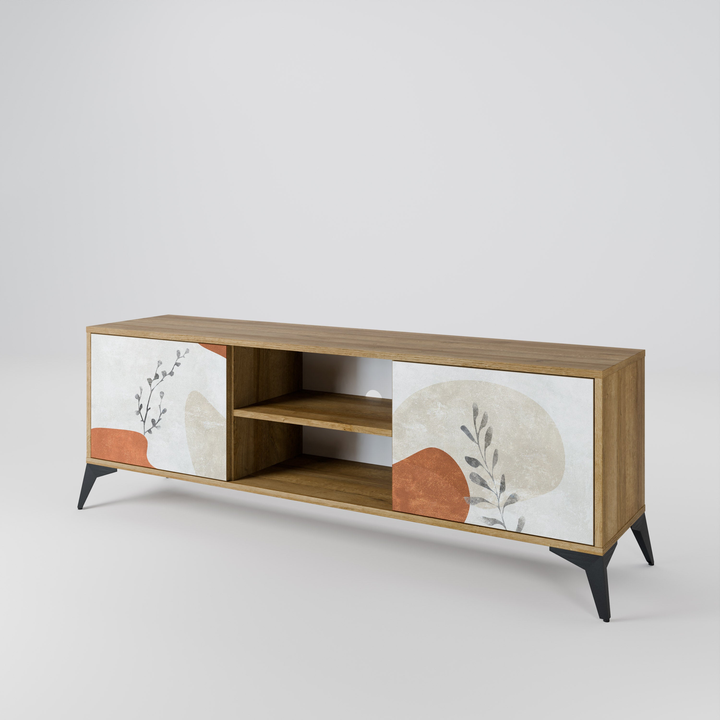 TRANQUIL TWIG 2-Door TV Cabinet