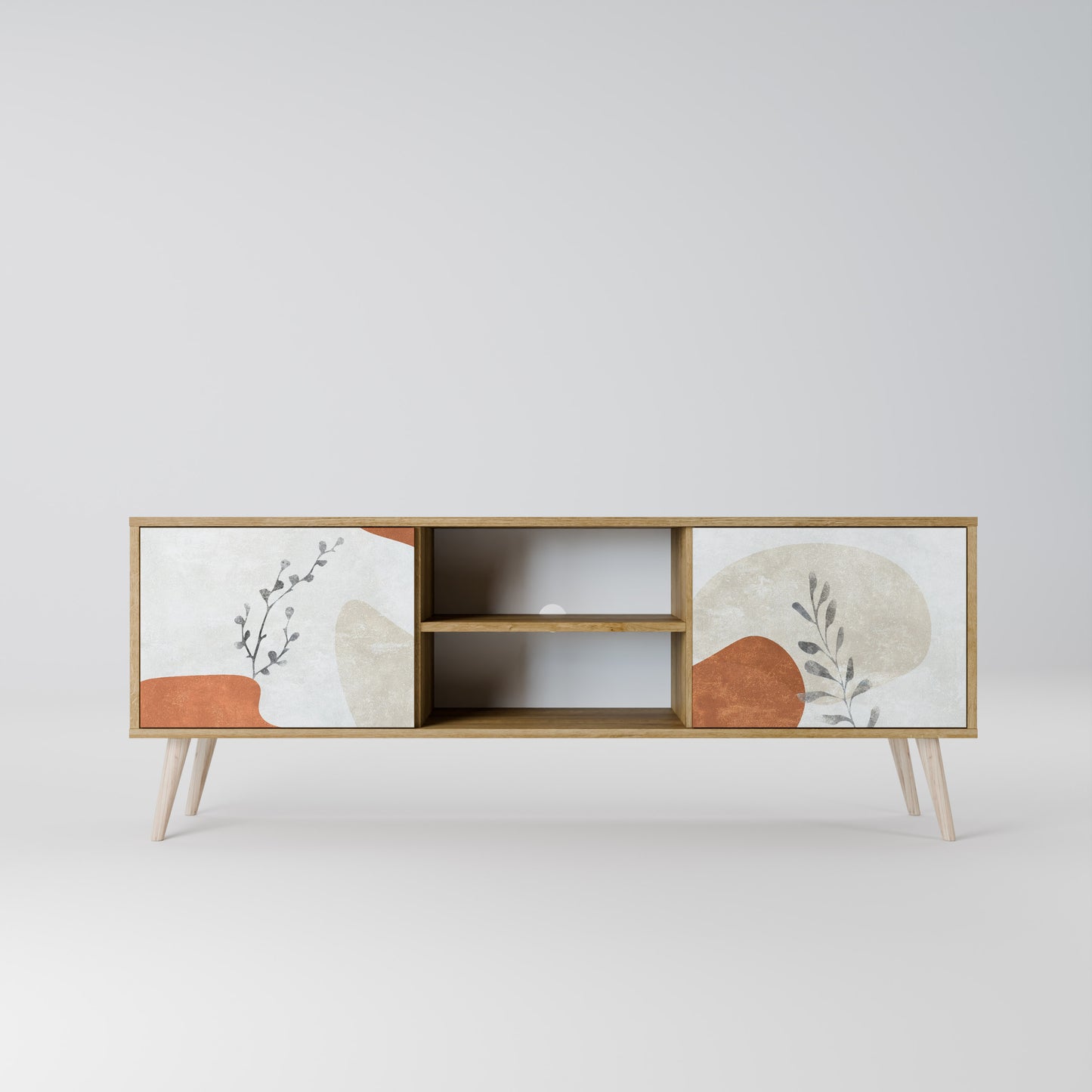 TRANQUIL TWIG Dvoudveřový TV stolek