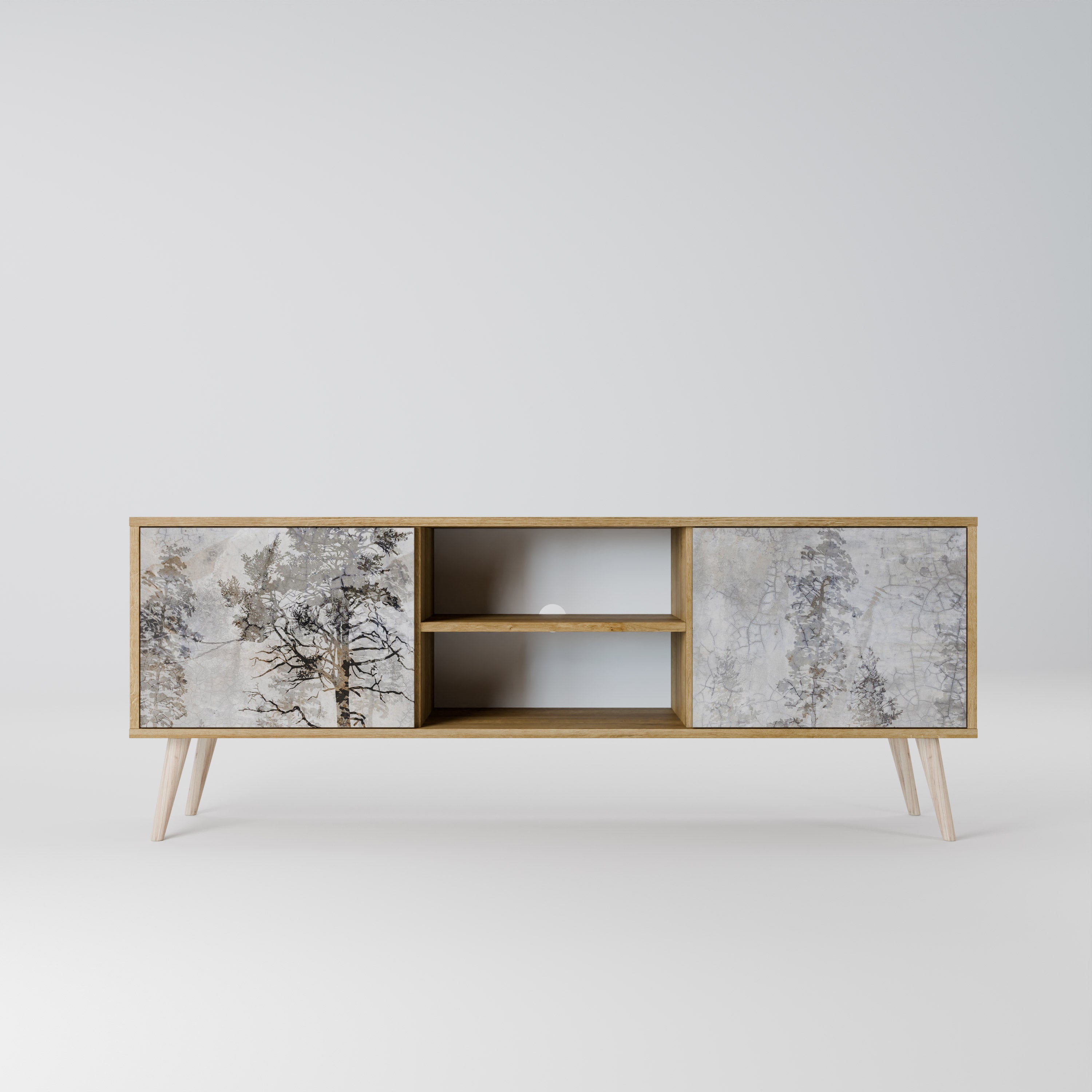 FADE IN THE TREES 2-Door TV Cabinet