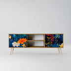 MIDNIGHT BLOSSOM 2-Door TV Cabinet