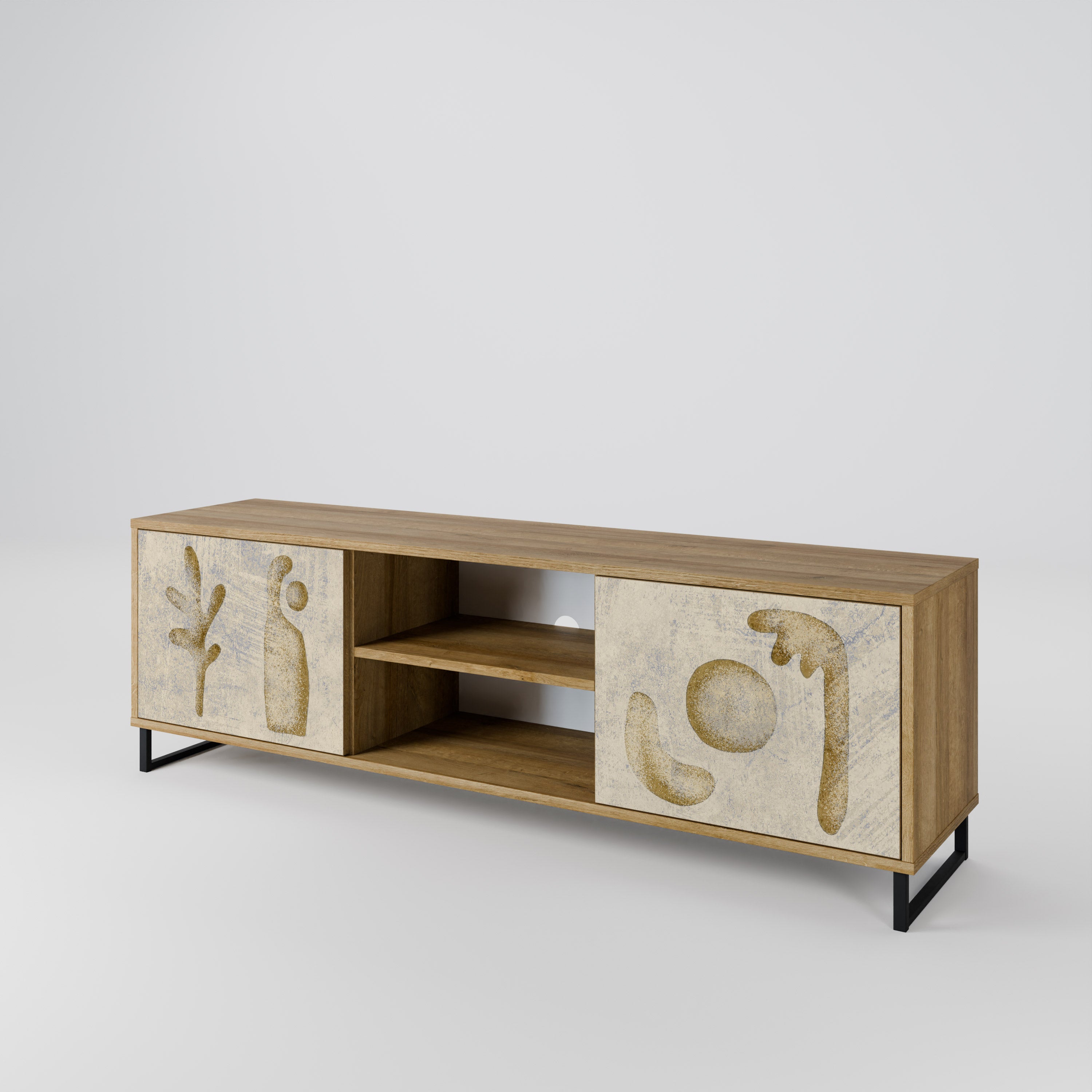 SAND SCULPTURES 2-Door TV Cabinet