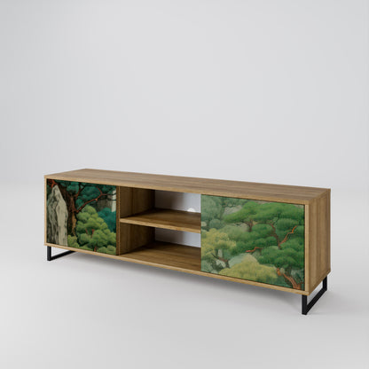 VERDURE ABYSS Dvoudveřový TV stolek