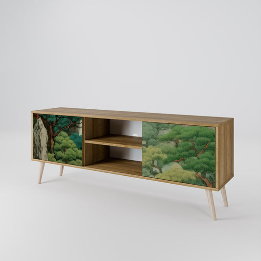 VERDURE ABYSS Dvoudveřový TV stolek