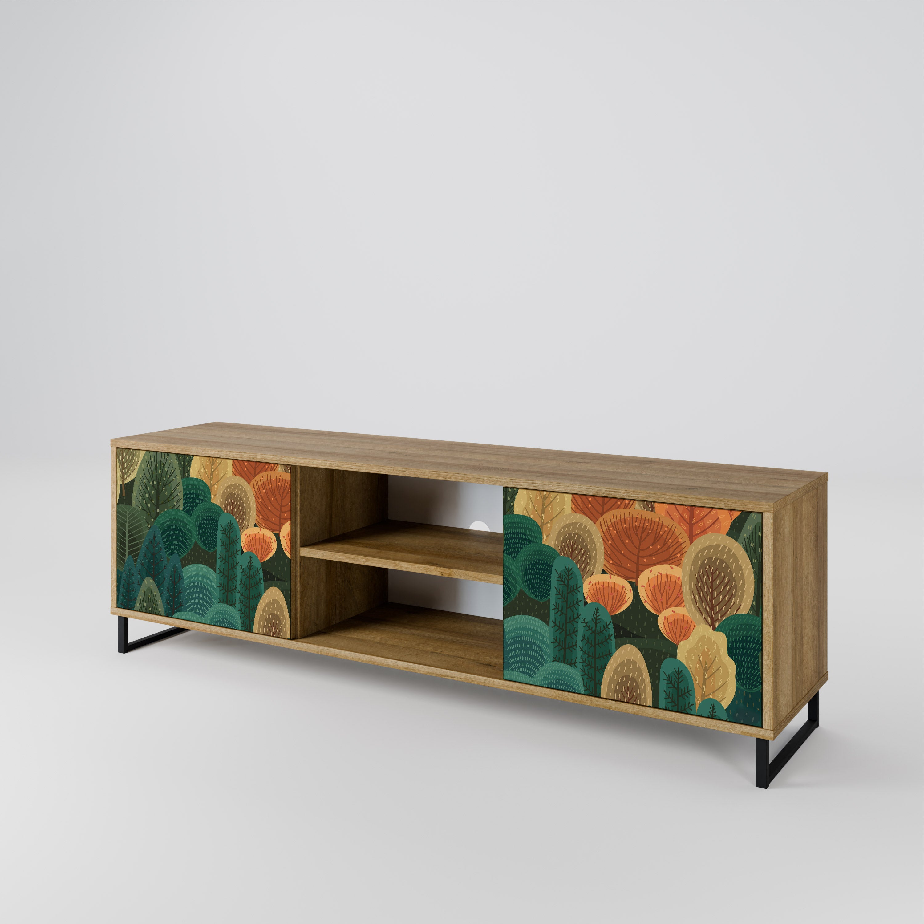 AUTUMN KALEIDOSCOPE 2-Door TV Cabinet