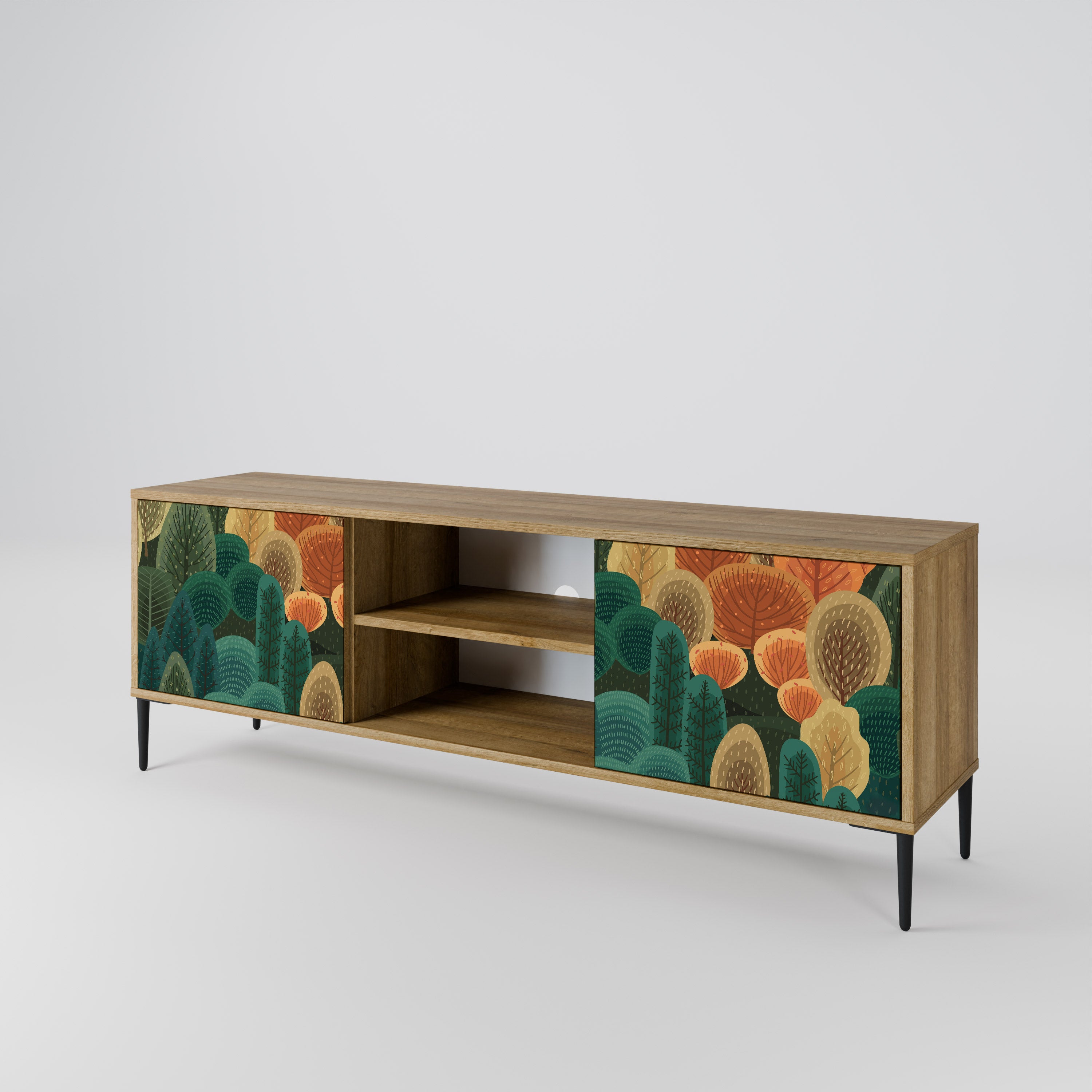 AUTUMN KALEIDOSCOPE 2-Door TV Cabinet
