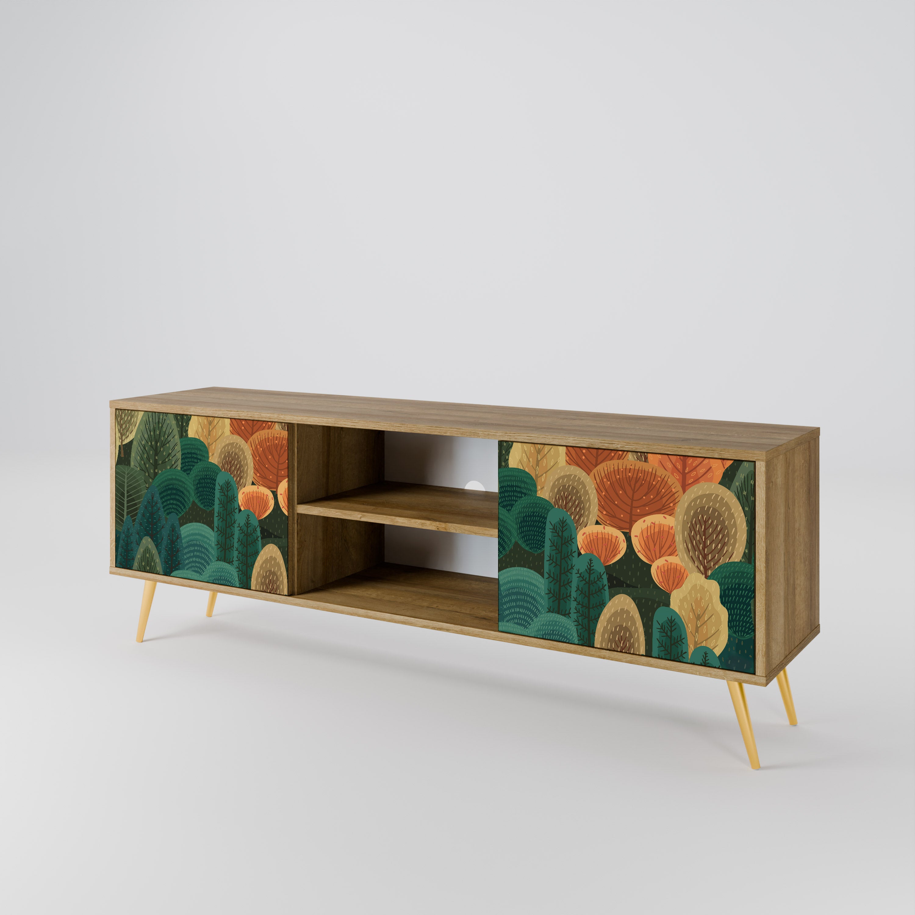 AUTUMN KALEIDOSCOPE 2-Door TV Cabinet