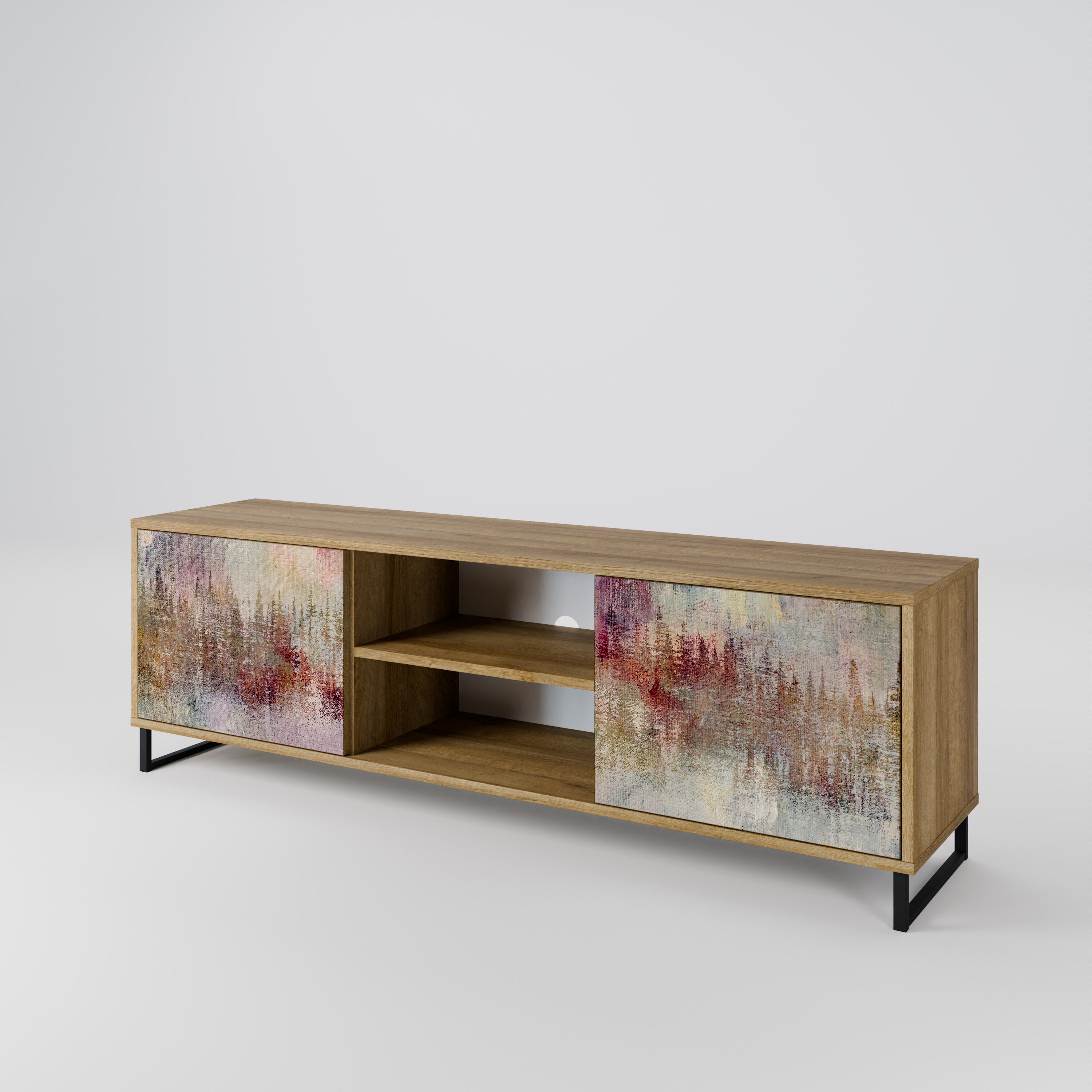VEILED SUMMIT 2-Door TV Cabinet