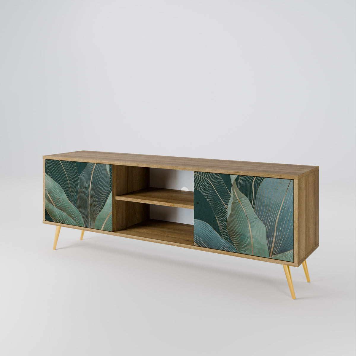 ROYAL GREEN Dvoudveřový TV stolek