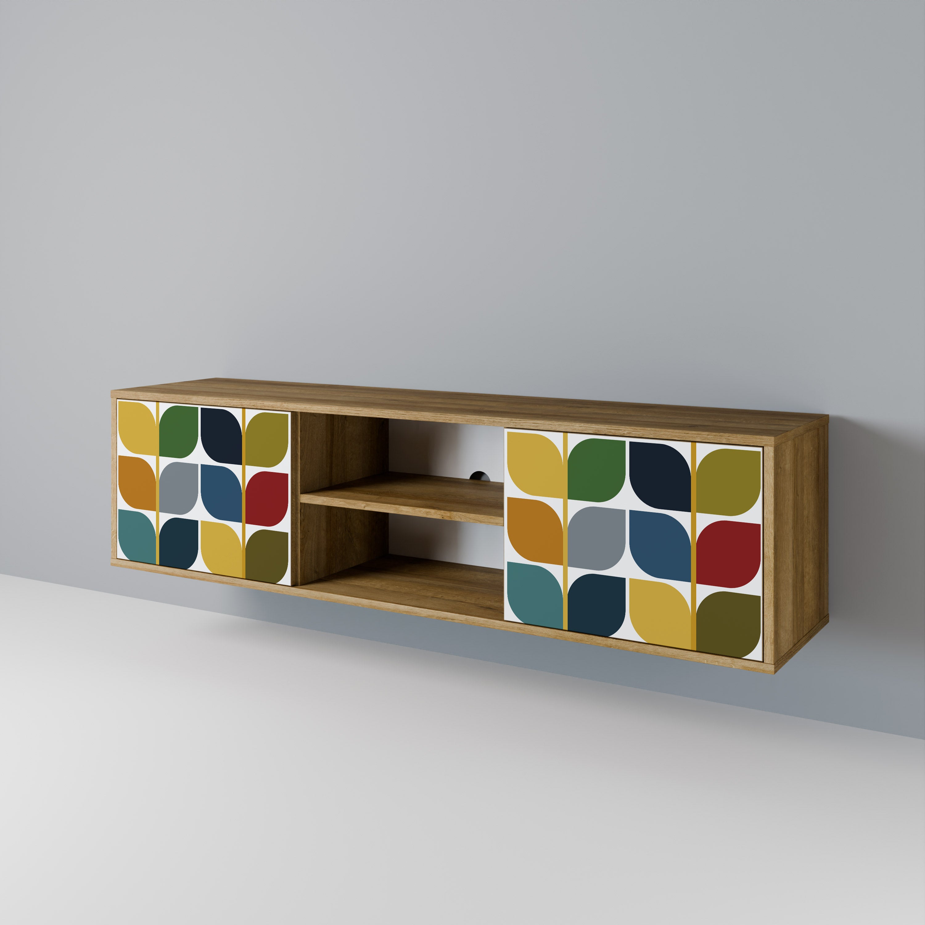 WEIGHTLESS HOURS 2-Door TV Cabinet