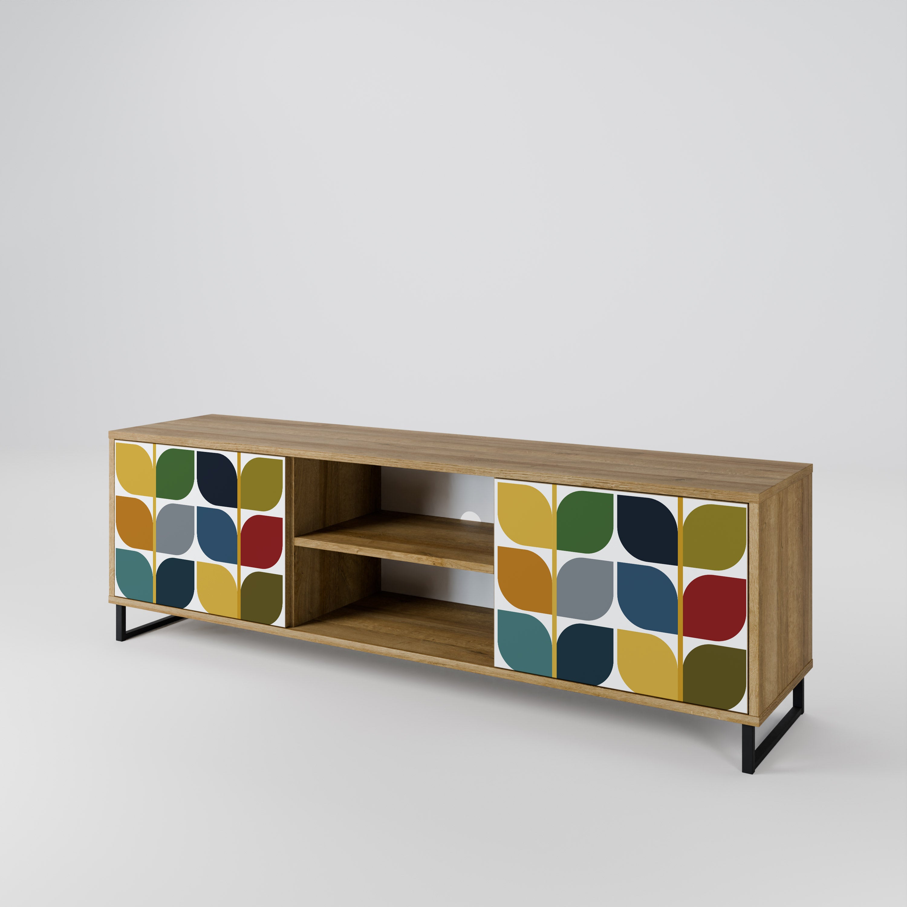 WEIGHTLESS HOURS 2-Door TV Cabinet