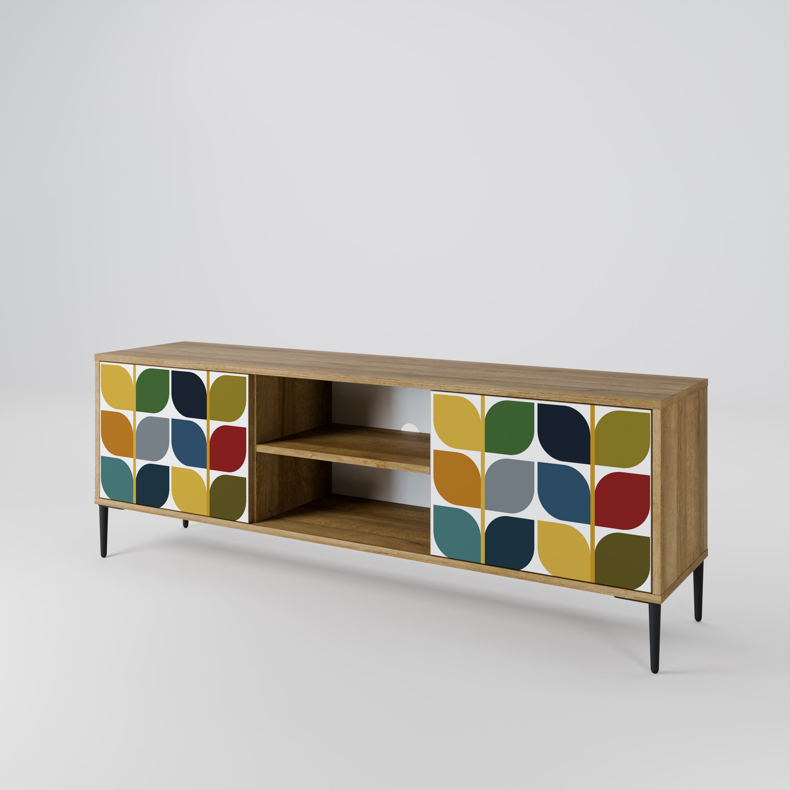 WEIGHTLESS HOURS 2-Door TV Cabinet