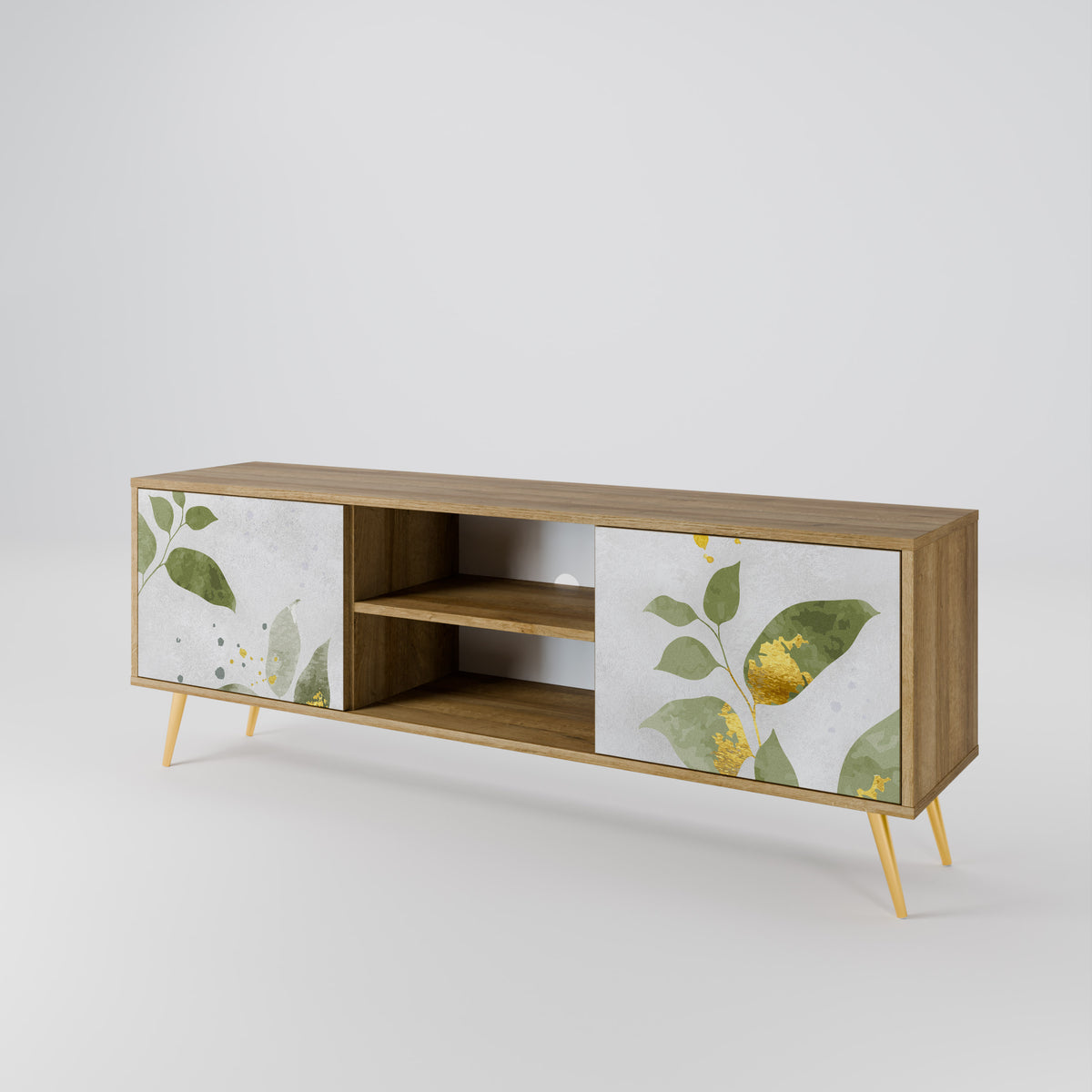 ELEGANT BOTANICS Dvoudveřový TV stolek