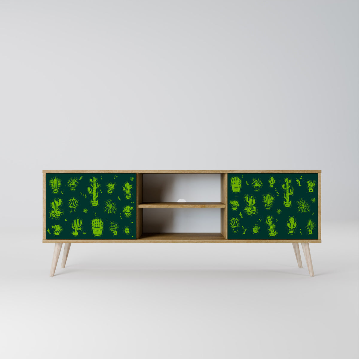 DESERT GREEN Dvoudveřový TV stolek
