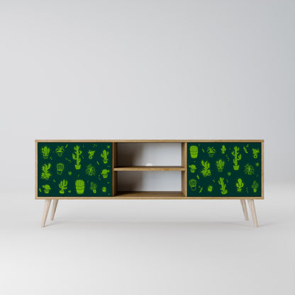 DESERT GREEN Dvoudveřový TV stolek