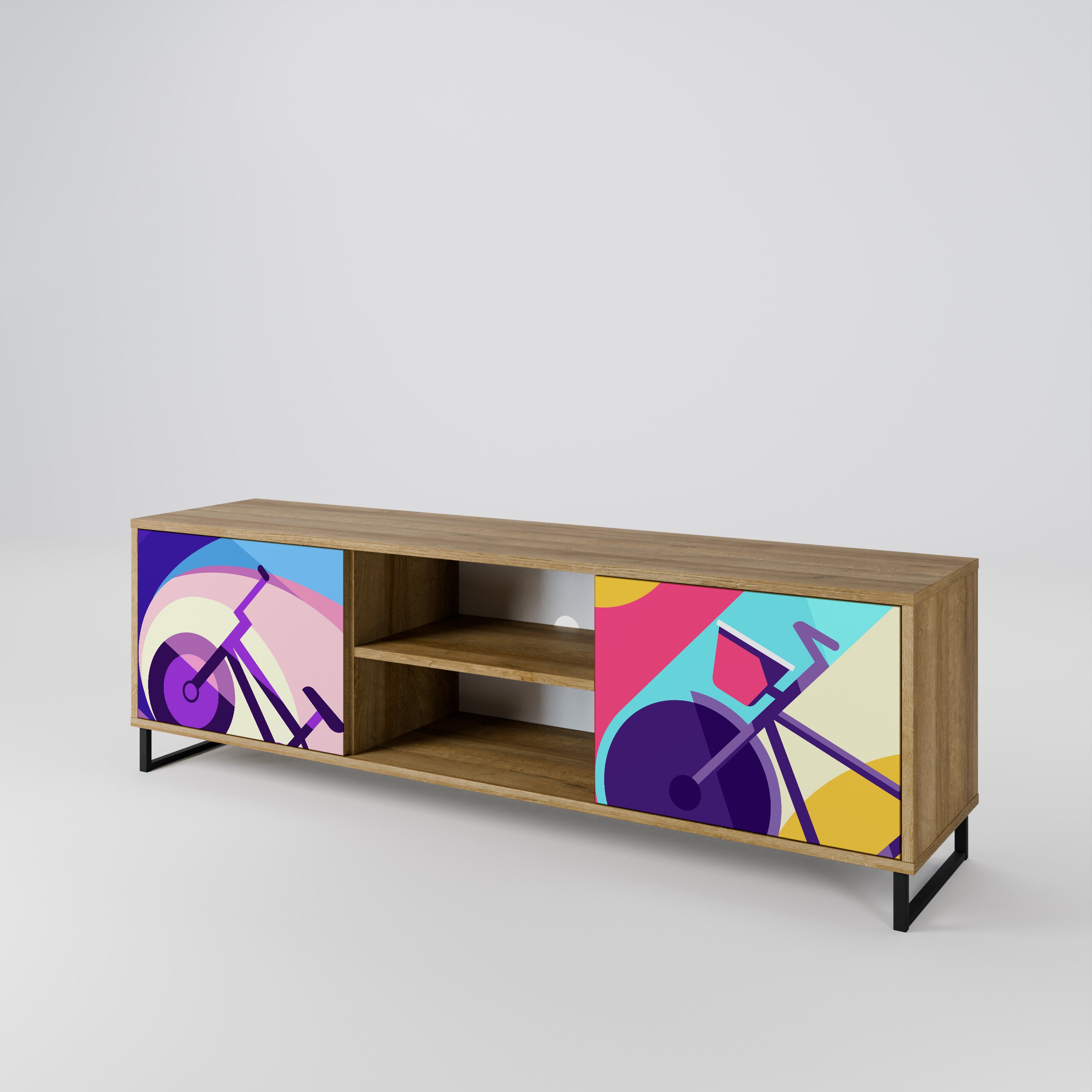BIKE DREAMS 2-Door TV Cabinet