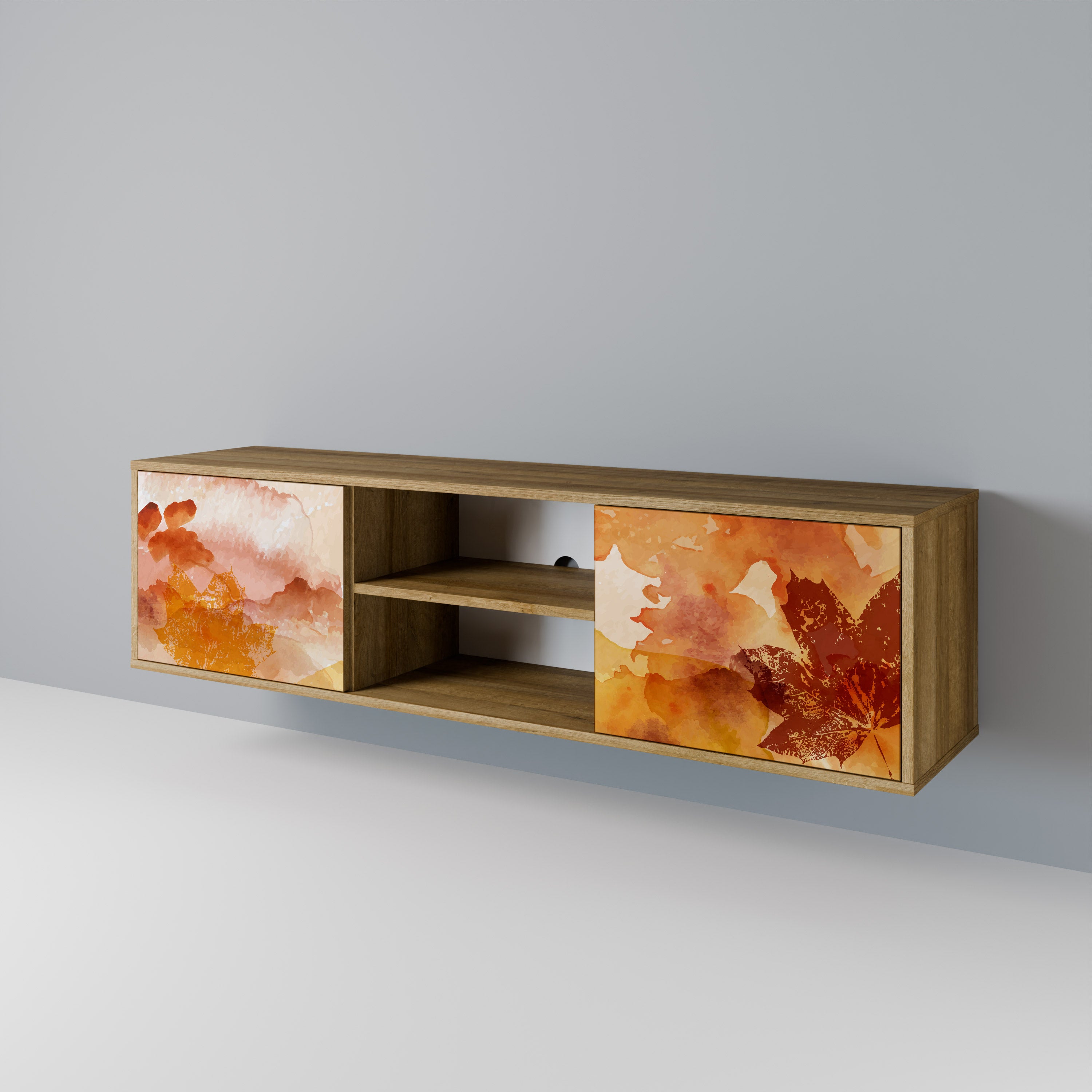 TRACES OF AUTUMN 2-Door TV Cabinet