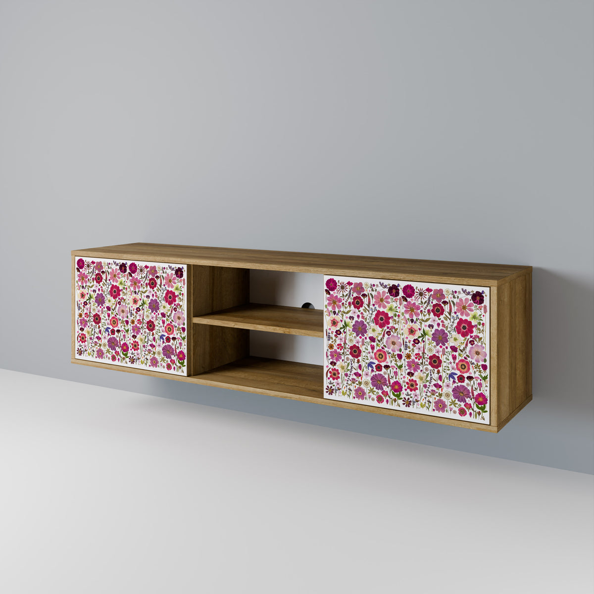 PETAL GARDEN Dvoudveřový TV stolek