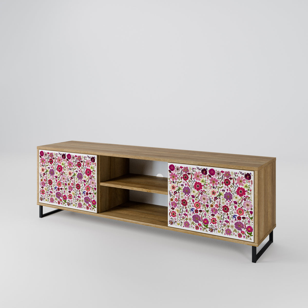 PETAL GARDEN Dvoudveřový TV stolek