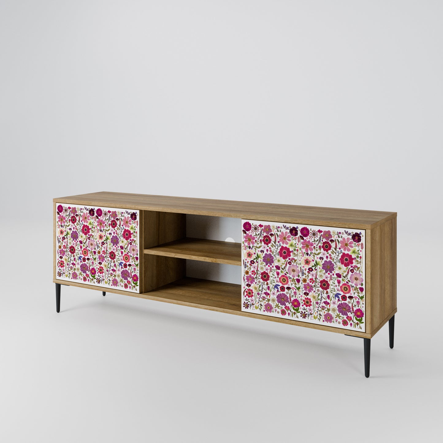 PETAL GARDEN Dvoudveřový TV stolek