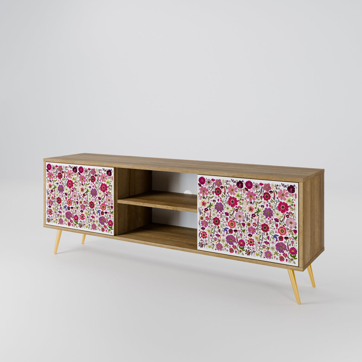 PETAL GARDEN Dvoudveřový TV stolek