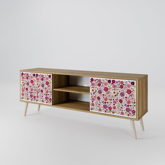 PETAL GARDEN Dvoudveřový TV stolek
