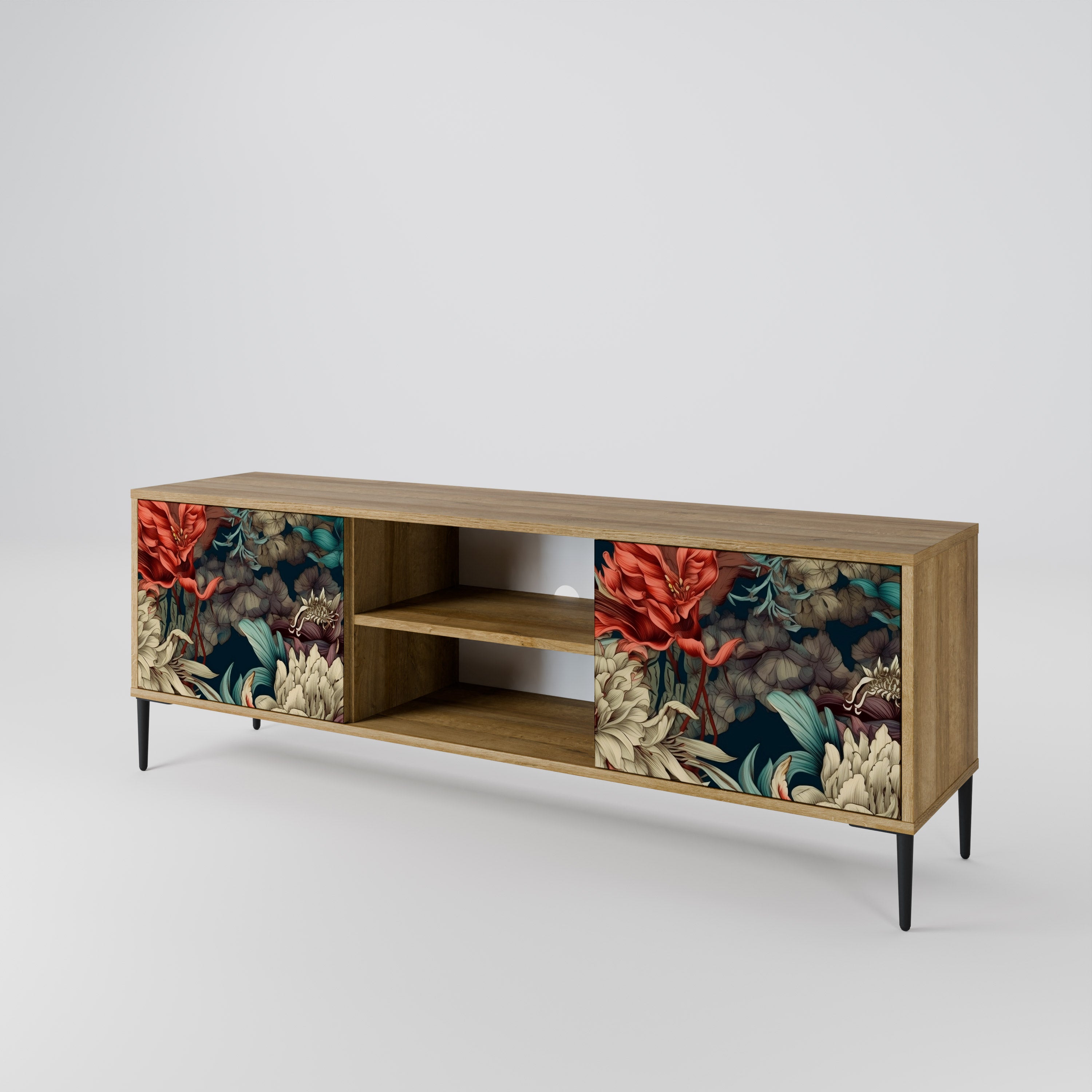 SPROUTING GRACE 2-Door TV Cabinet