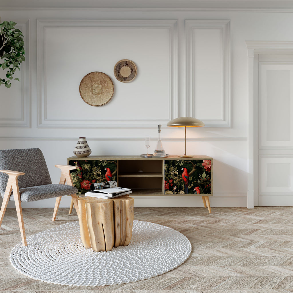 AVIAN GREENERY 2-Door TV Cabinet