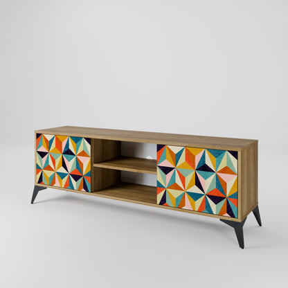 TESSELATE TREASURES Dvoudveřový TV stolek
