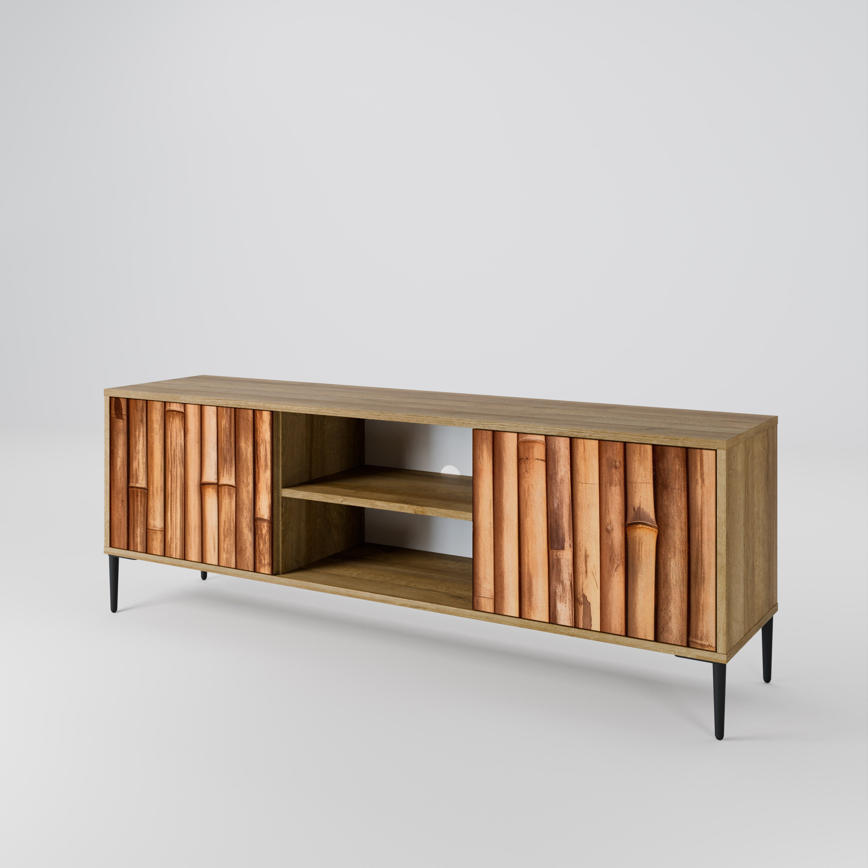 NATURAL WOOD Dvoudveřový TV stolek
