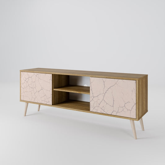 CERAMIC TEXTURE Dvoudveřový TV stolek