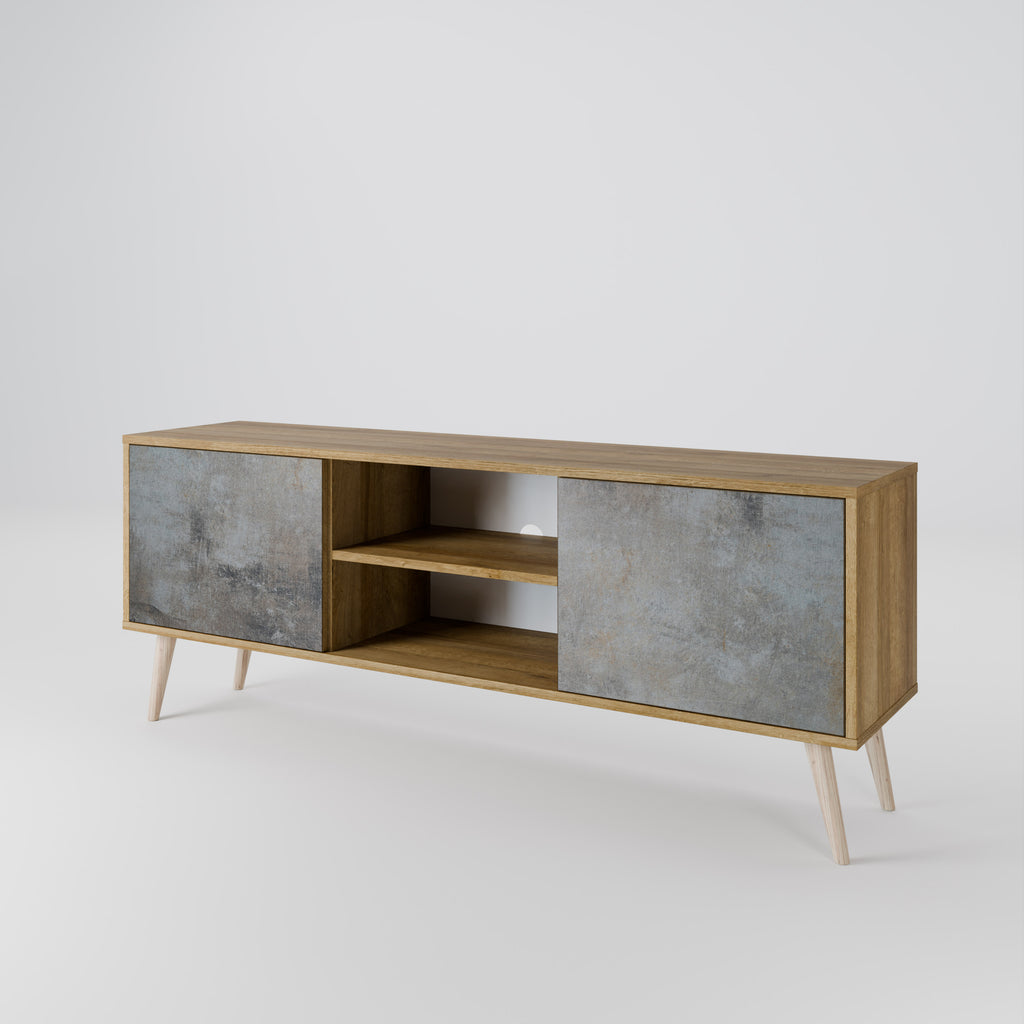 CONCRETE WALL 2-Door TV Cabinet