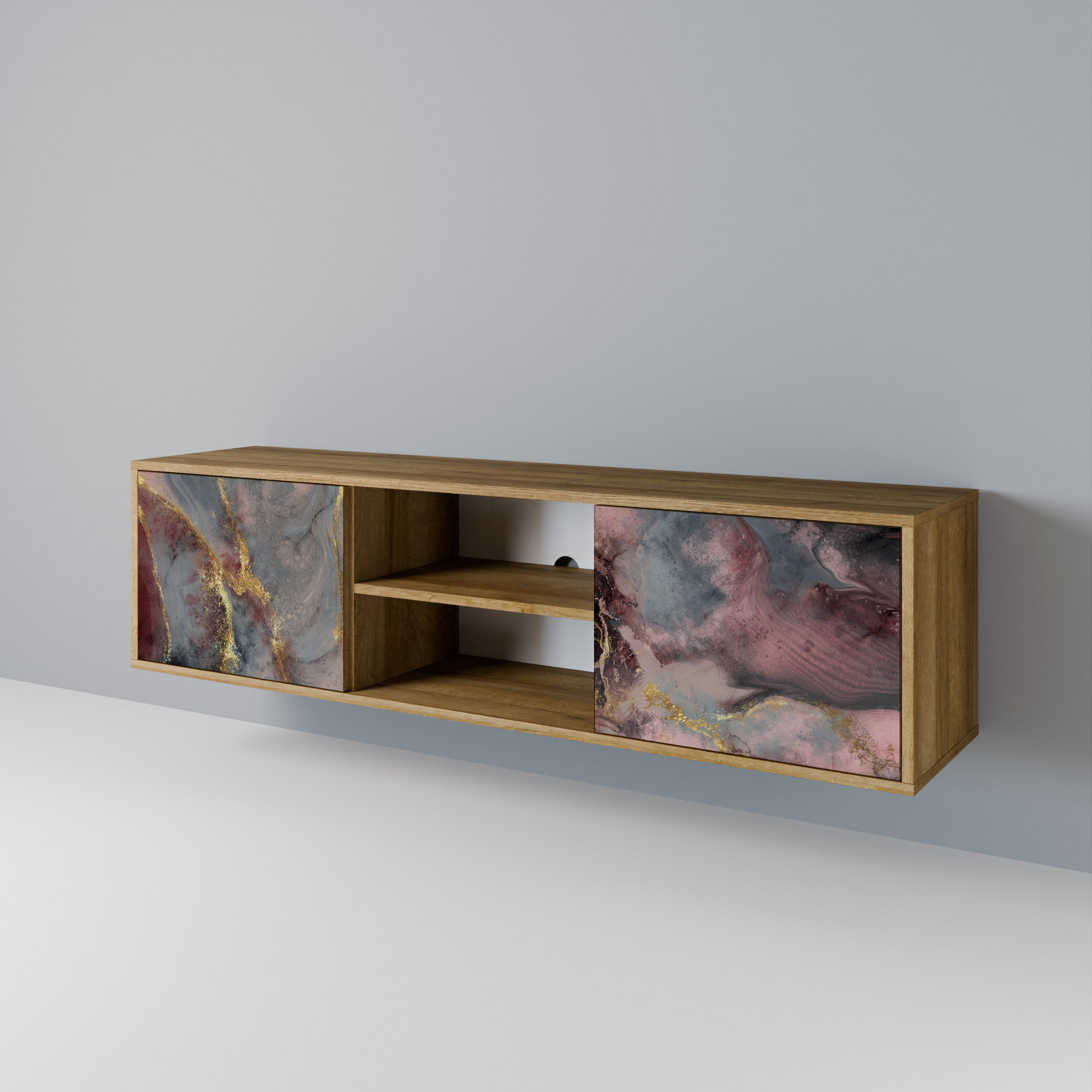 GOLDEN TIDES 2-Door TV Cabinet