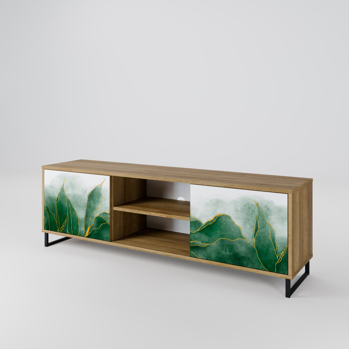EXPENSIVE NATURE Dvoudveřový TV stolek