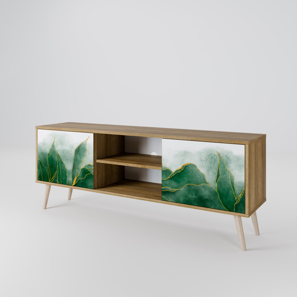 EXPENSIVE NATURE Dvoudveřový TV stolek
