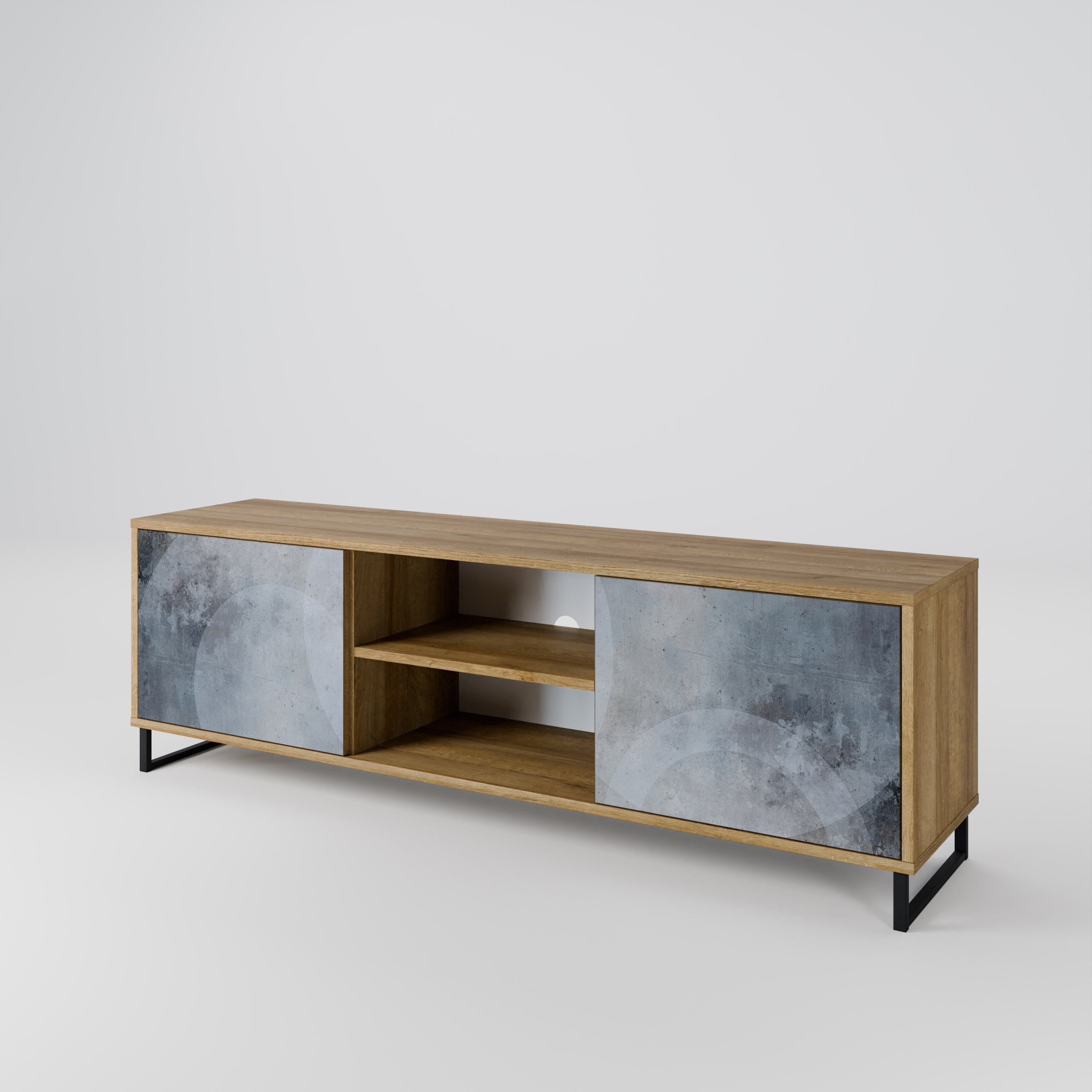 MUTED ARC 2-Door TV Cabinet