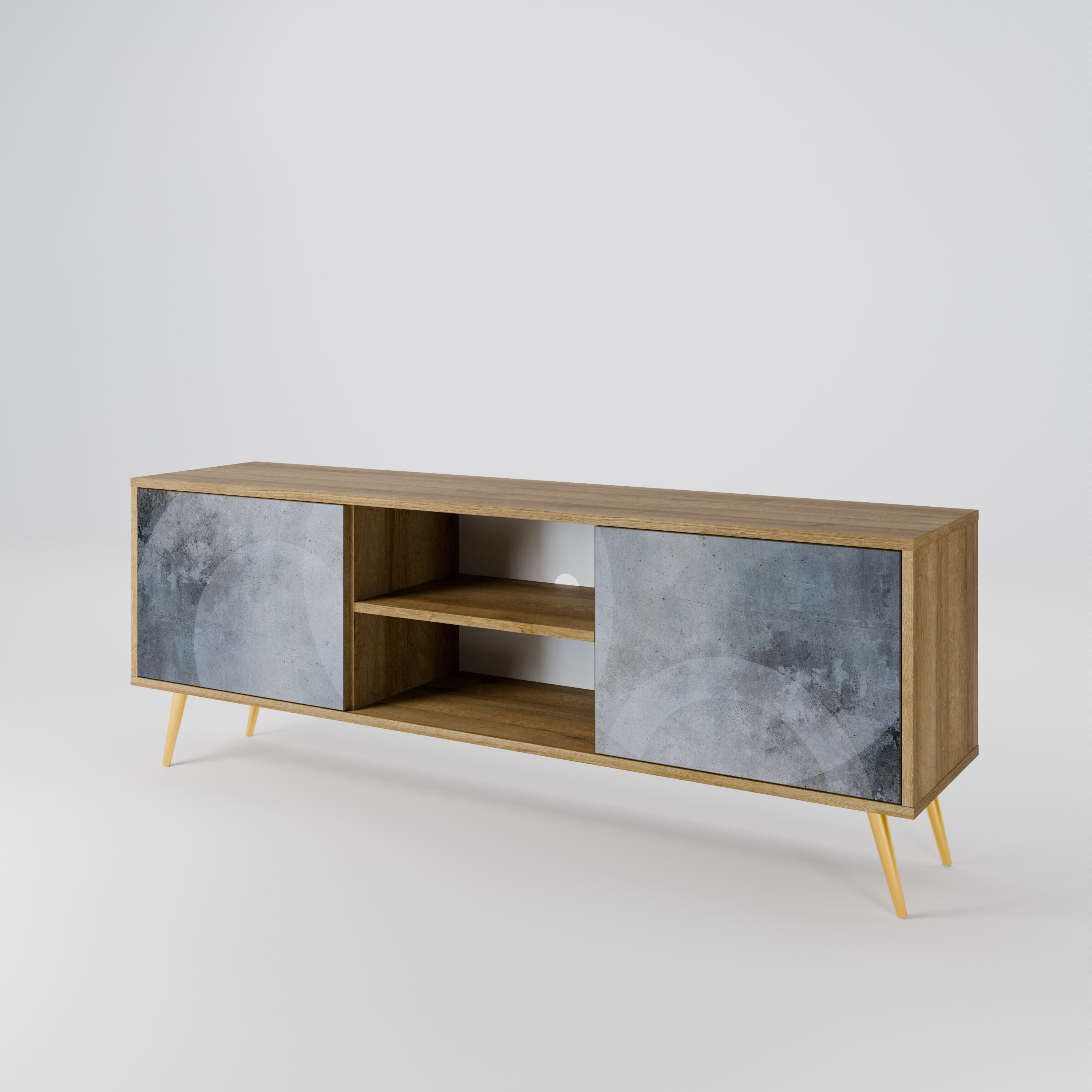 MUTED ARC 2-Door TV Cabinet