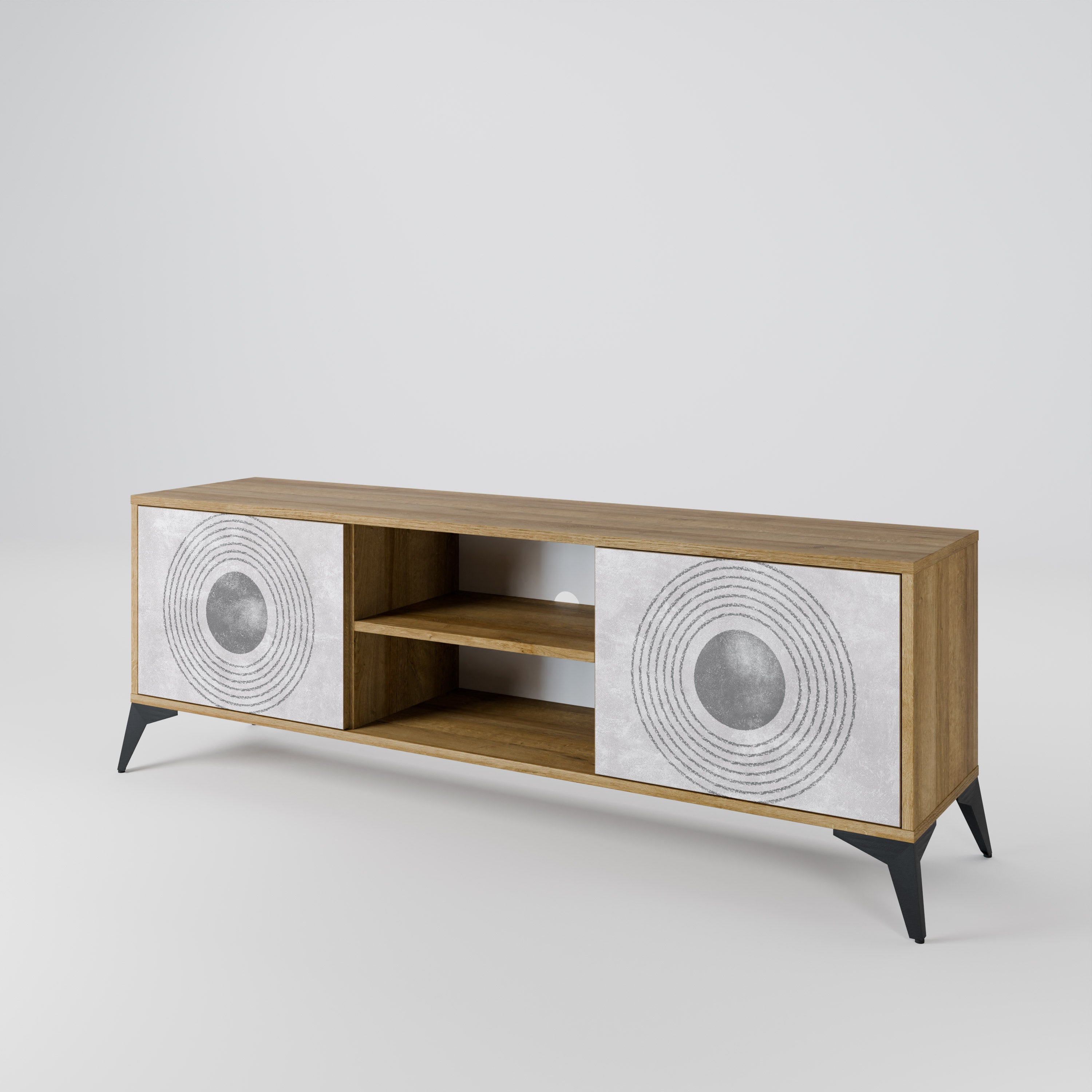 SOLID CIRCLES 2-Door TV Cabinet