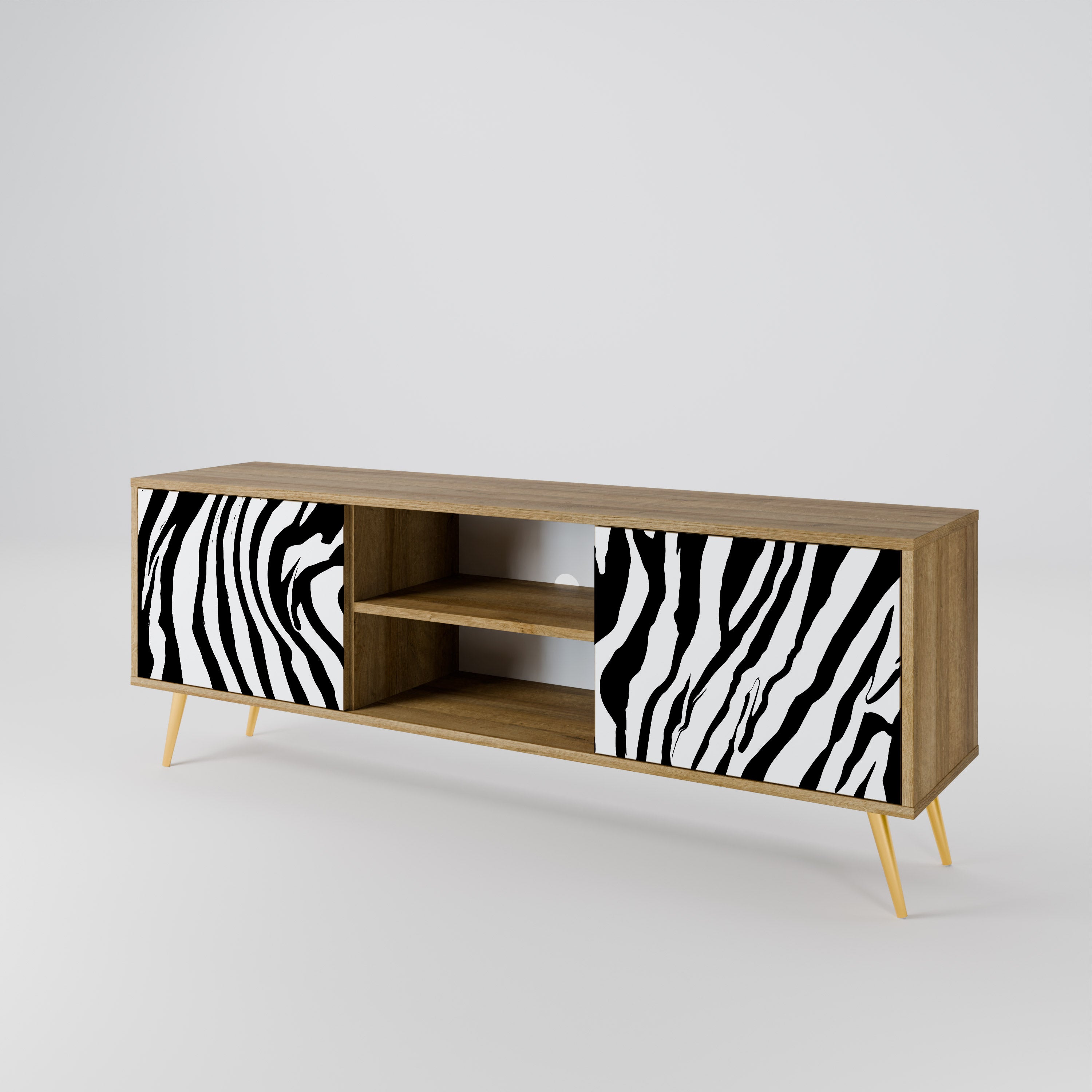 SPLENDID ZEBRA 2-Door TV Cabinet