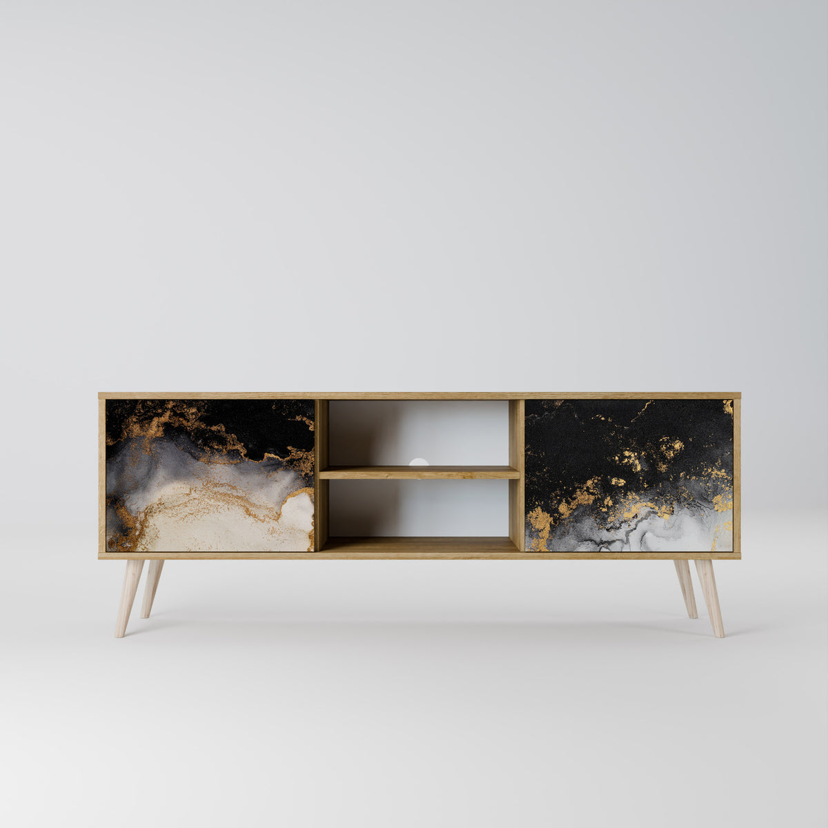 MARBLE OF TOMMORROW Dvoudveřový TV stolek